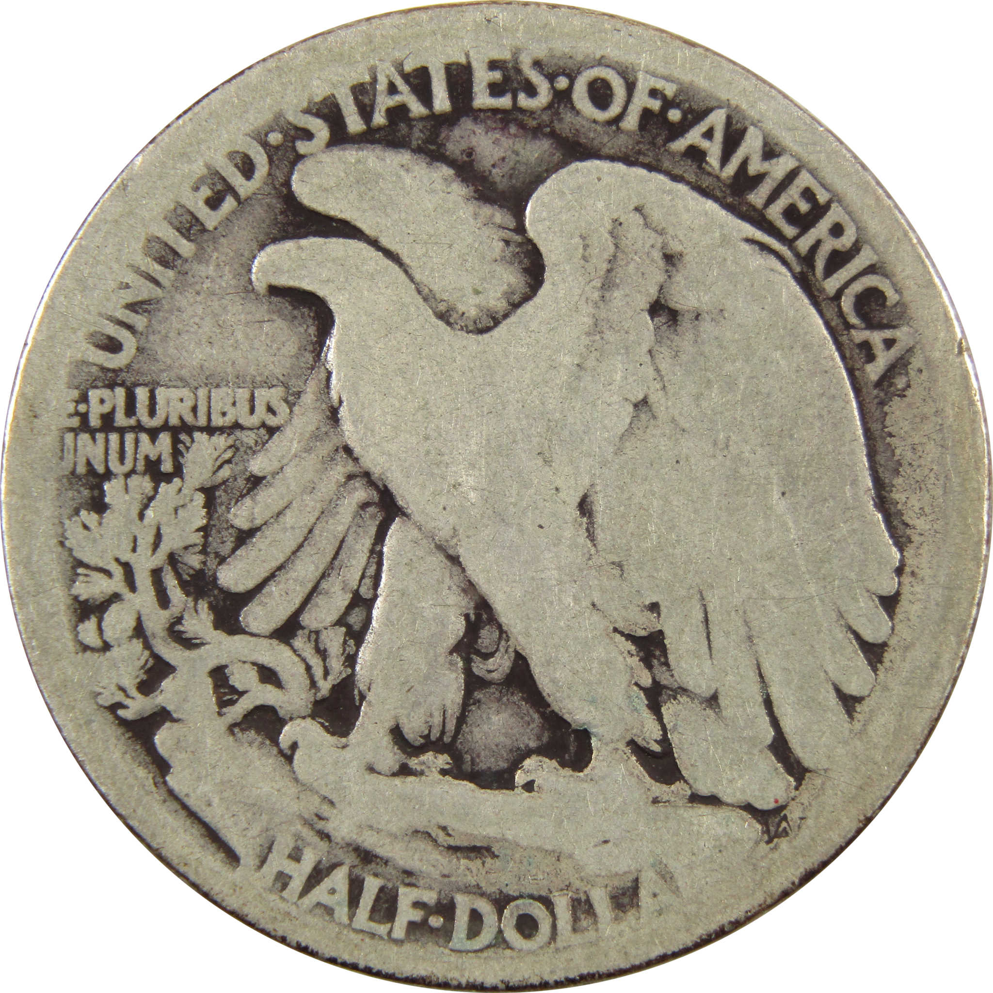 1916 S Liberty Walking Half Dollar AG 90% Silver 50c Coin SKU:I11171