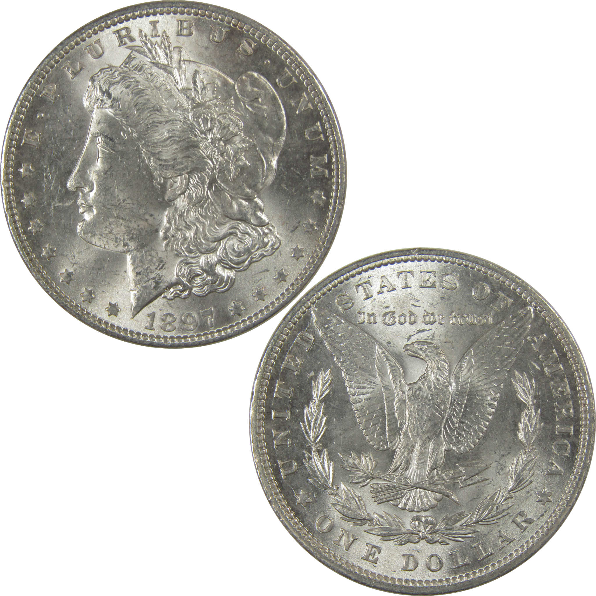 1897 Morgan Dollar Uncirculated Silver $1 Coin SKU:CPC1104 - Morgan coin - Morgan silver dollar - Morgan silver dollar for sale - Profile Coins &amp; Collectibles