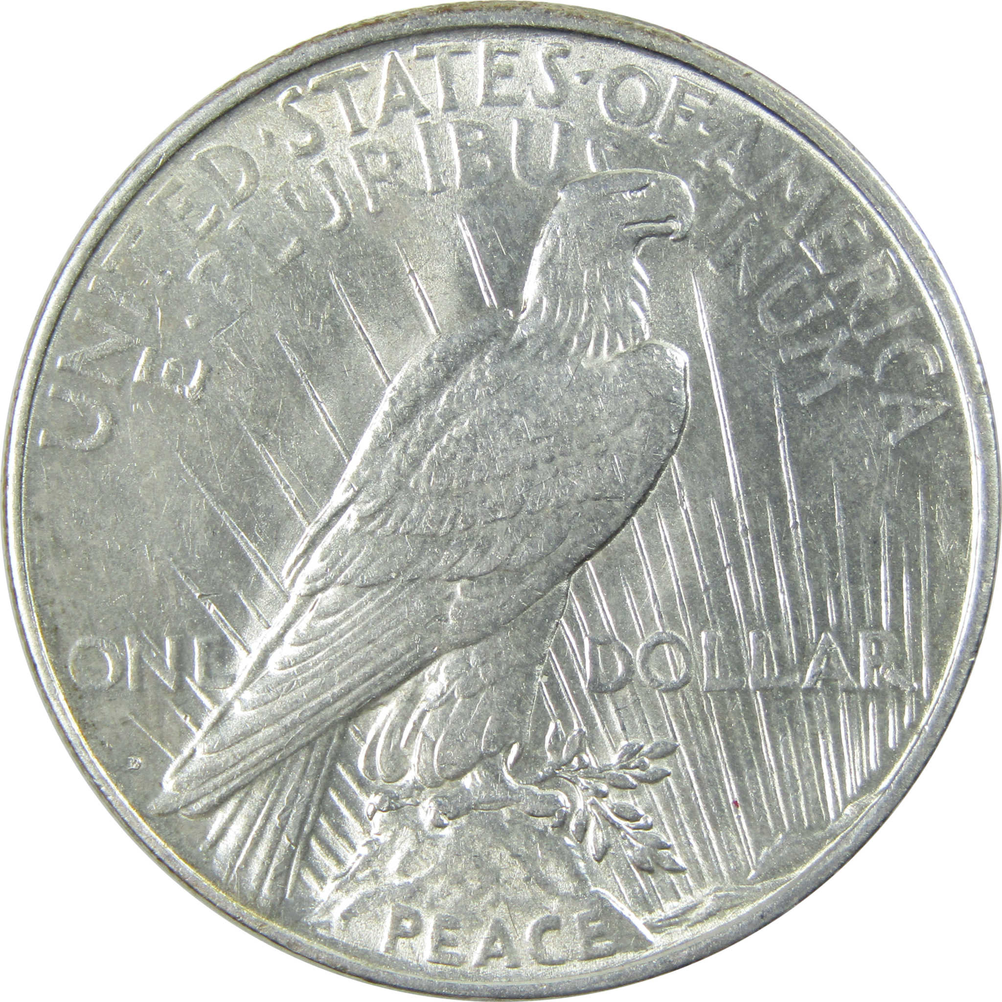 1927 D Peace Dollar AU About Uncirculated Silver $1 Coin SKU:I13749