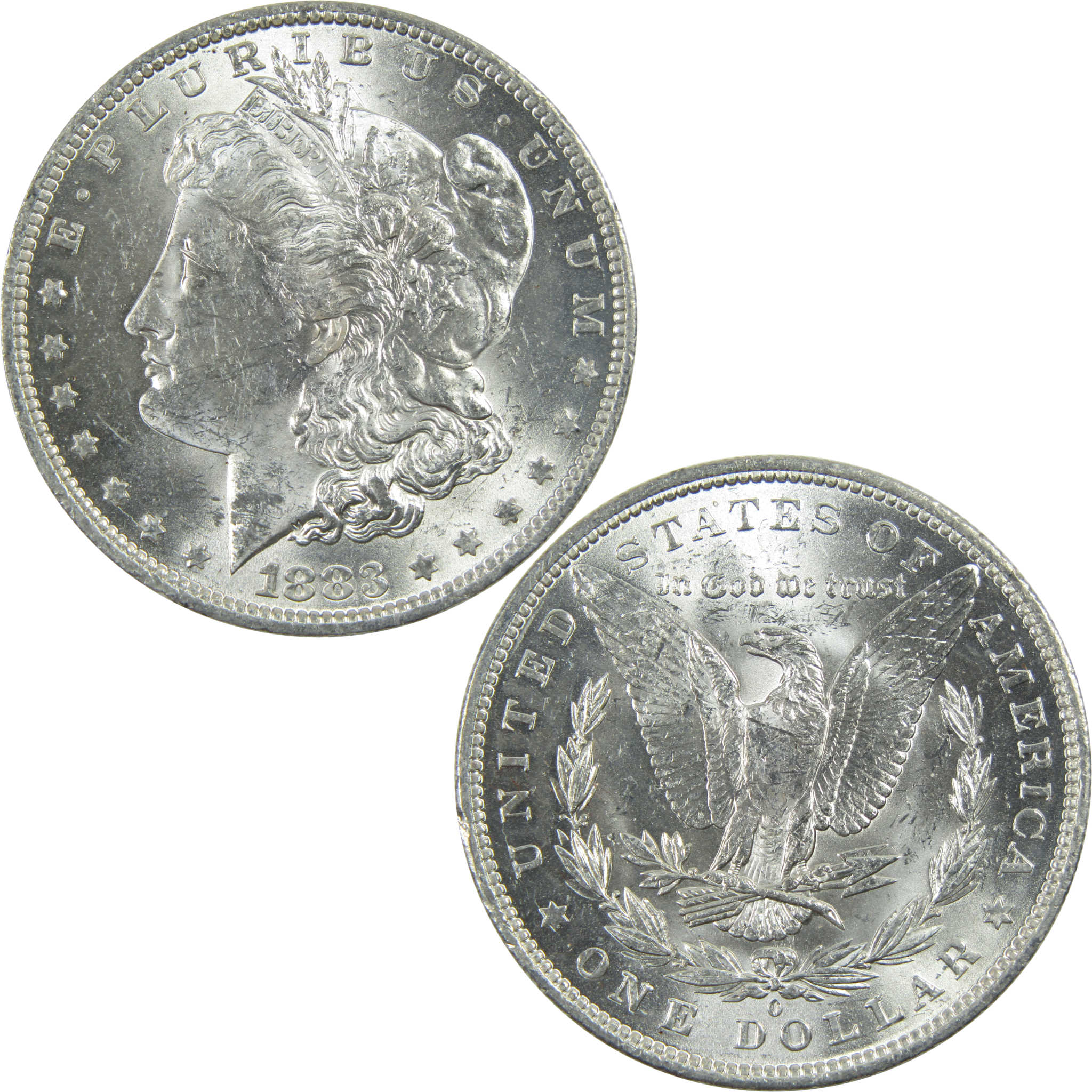 1883 O Morgan Dollar Uncirculated Silver $1 Coin SKU:I13423 - Morgan coin - Morgan silver dollar - Morgan silver dollar for sale - Profile Coins &amp; Collectibles