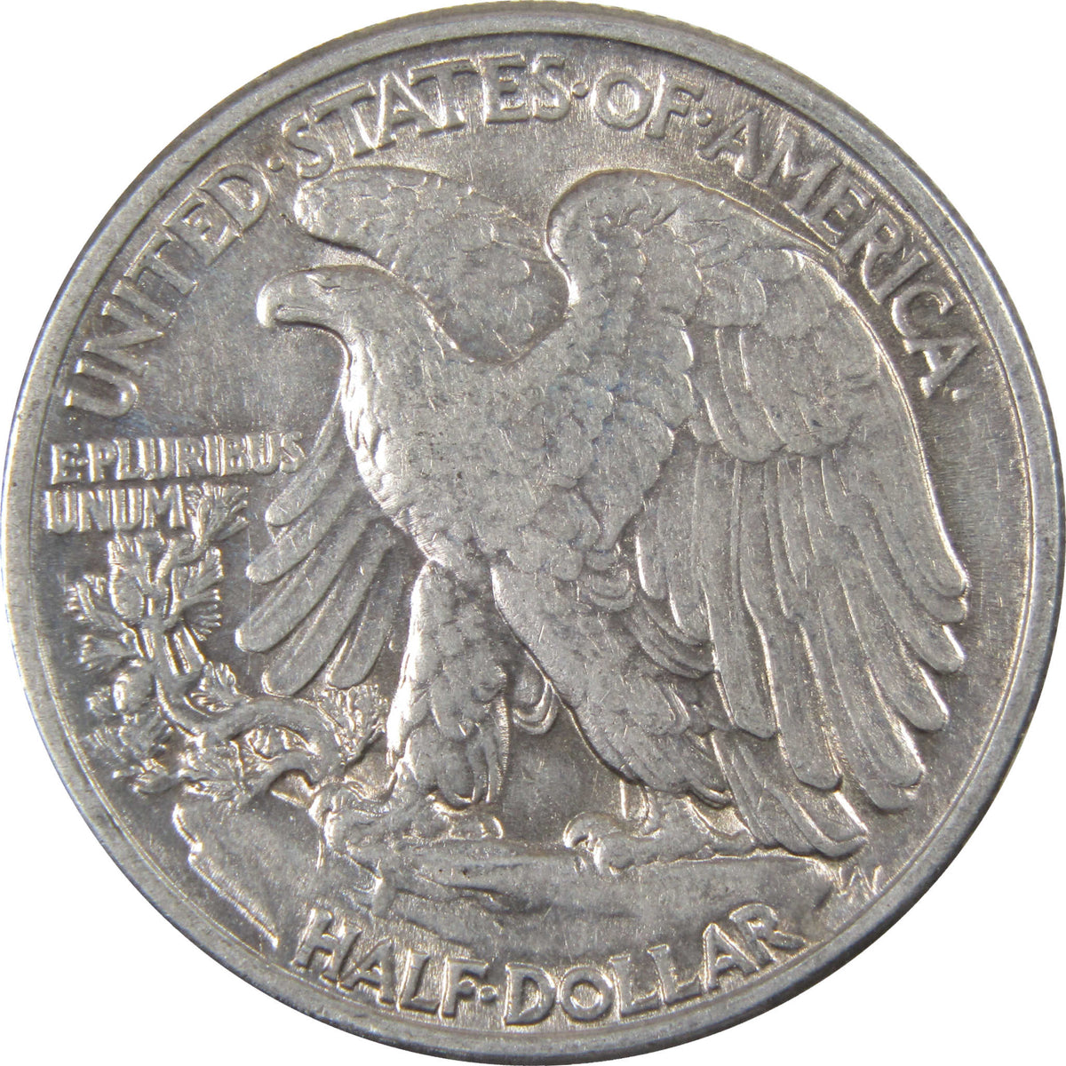1942 Liberty Walking Silver 50c AU About Uncirculated SKU:I28686