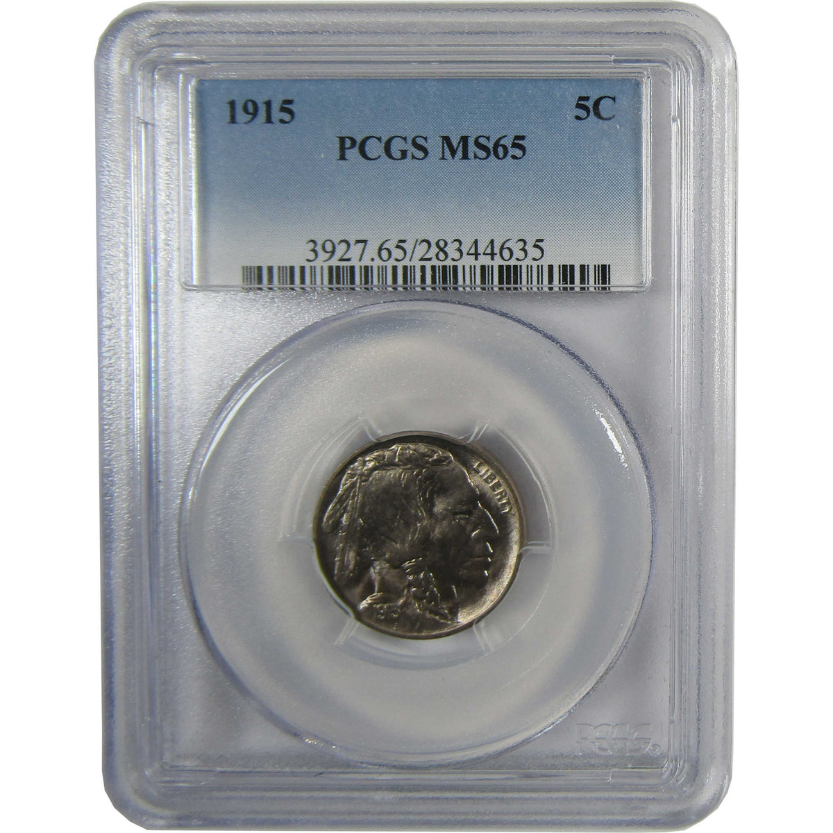 1915 Indian Head Buffalo Nickel MS 65 PCGS Uncirculated 5c Coin