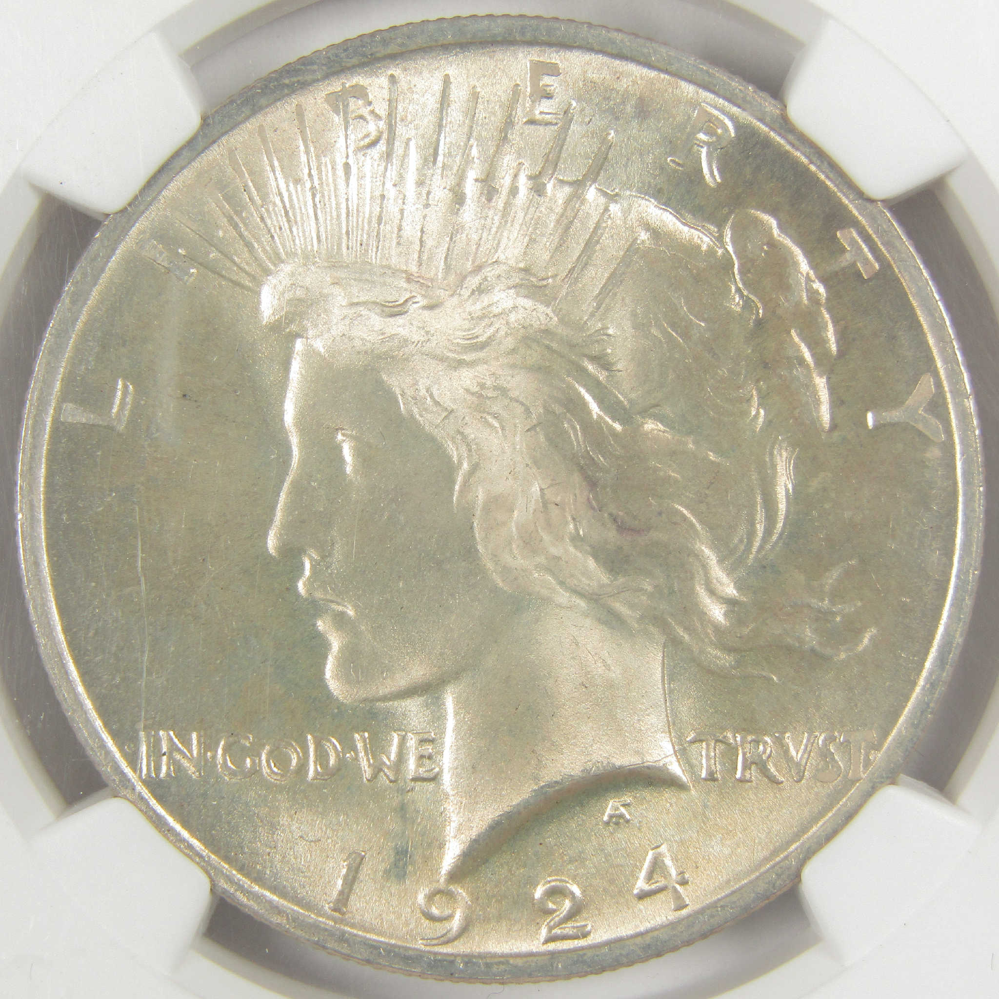 1924 Peace Dollar MS 66 NGC Silver Uncirculated $1 Coin