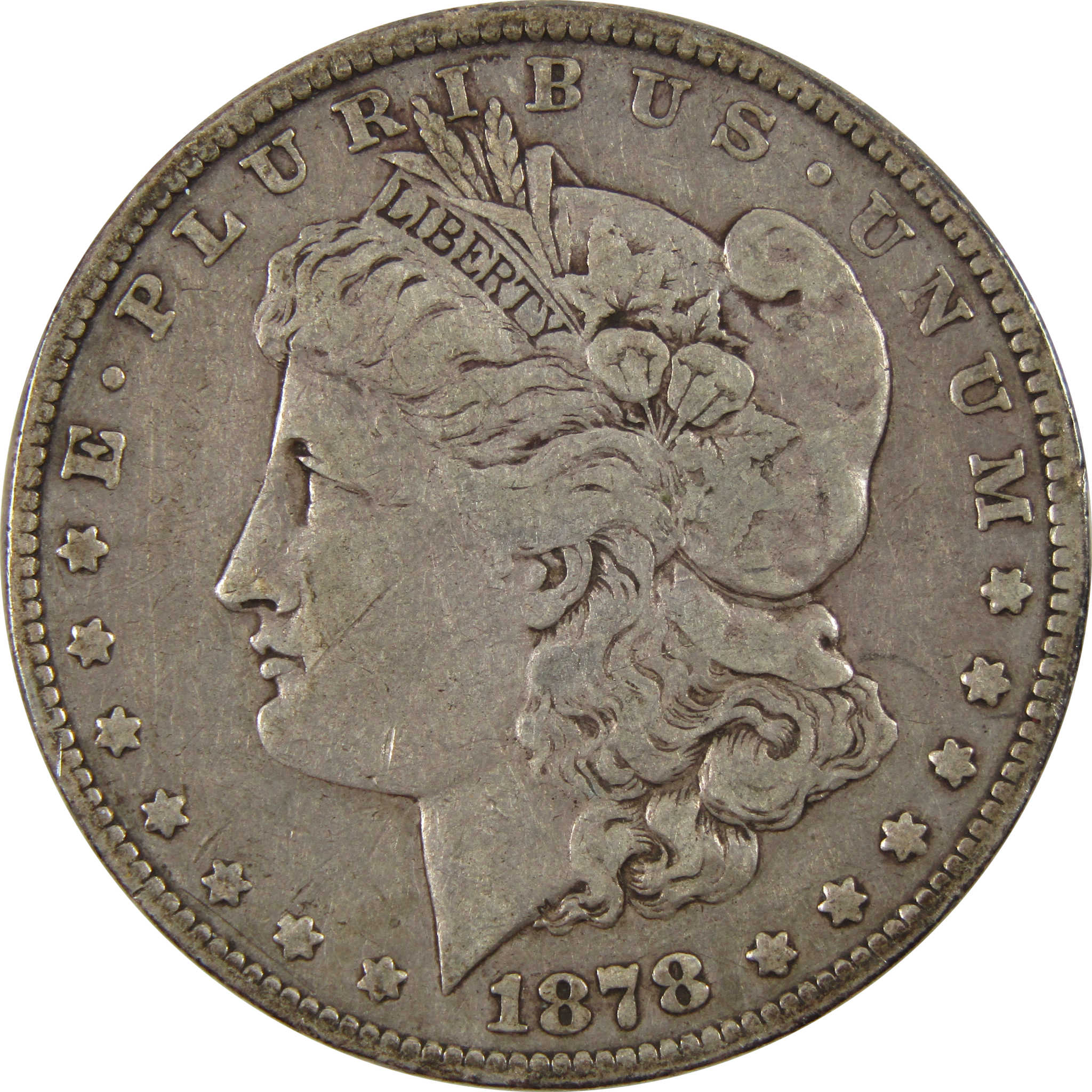 1878 7TF Rev 79 Morgan Dollar F Fine Silver $1 Coin SKU:I9157 - Morgan coin - Morgan silver dollar - Morgan silver dollar for sale - Profile Coins &amp; Collectibles