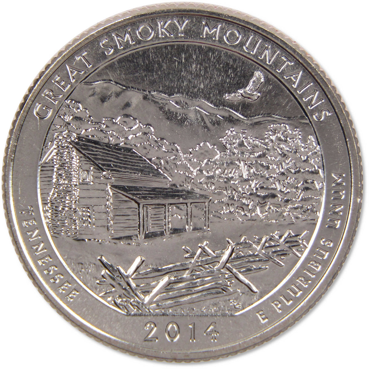2014 S Quarter 5 Coin Set Clad Uncirculated Mint State 25c Collectible