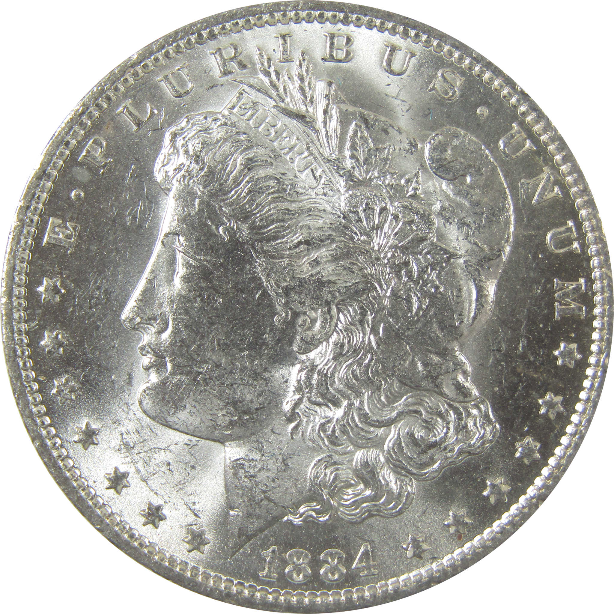 1884 O Morgan Silver Dollar Uncirculated Mint State $1 Coin SKU:I23786