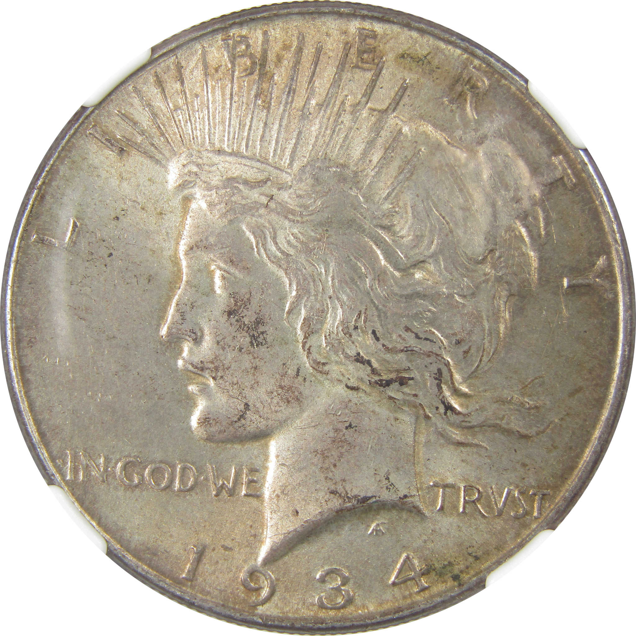 1934 Peace Dollar MS 62 NGC Silver Uncirculated $1 Coin SKU:I23821