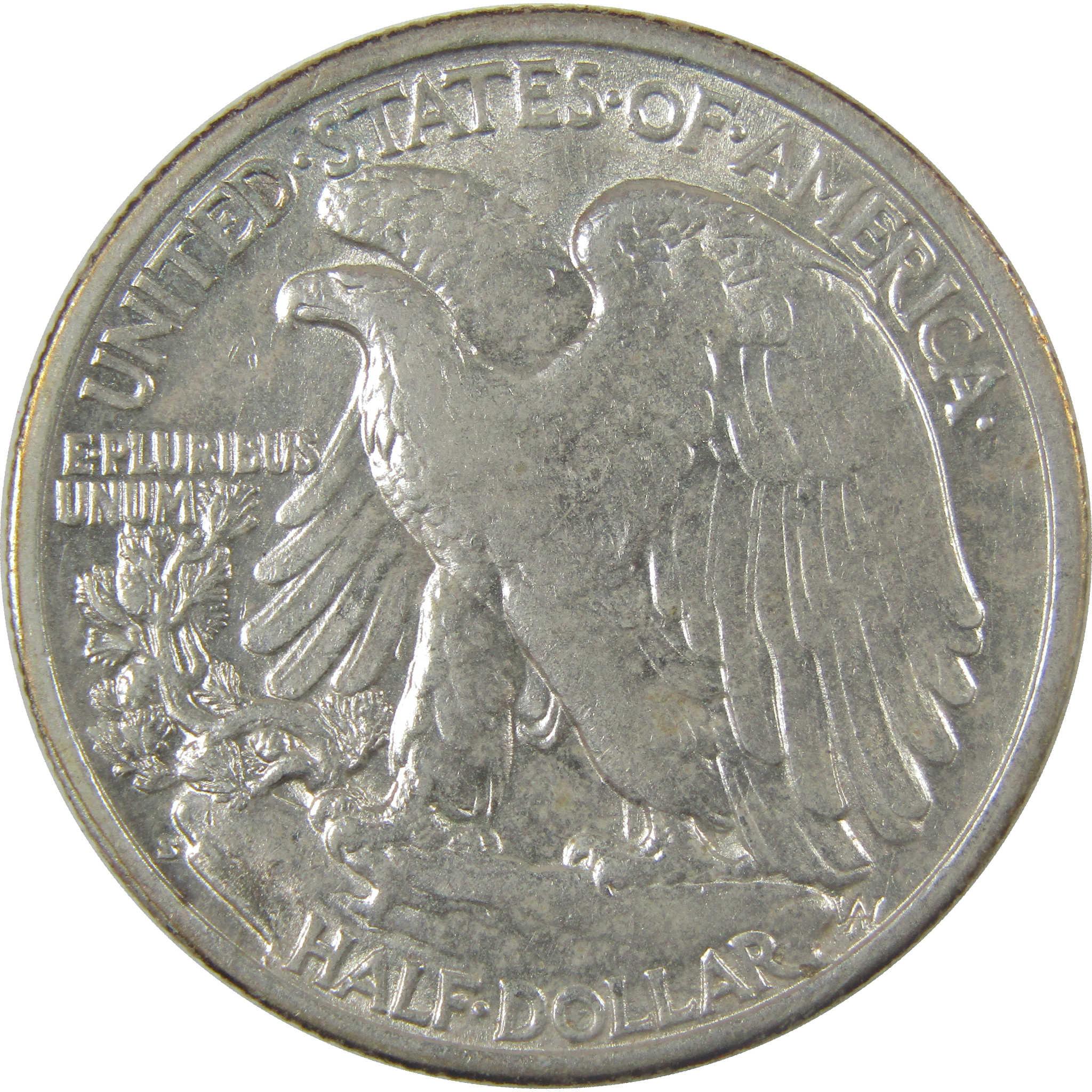 1933 S Liberty Walking Silver Half Dollar AU About UncSKU:I25162