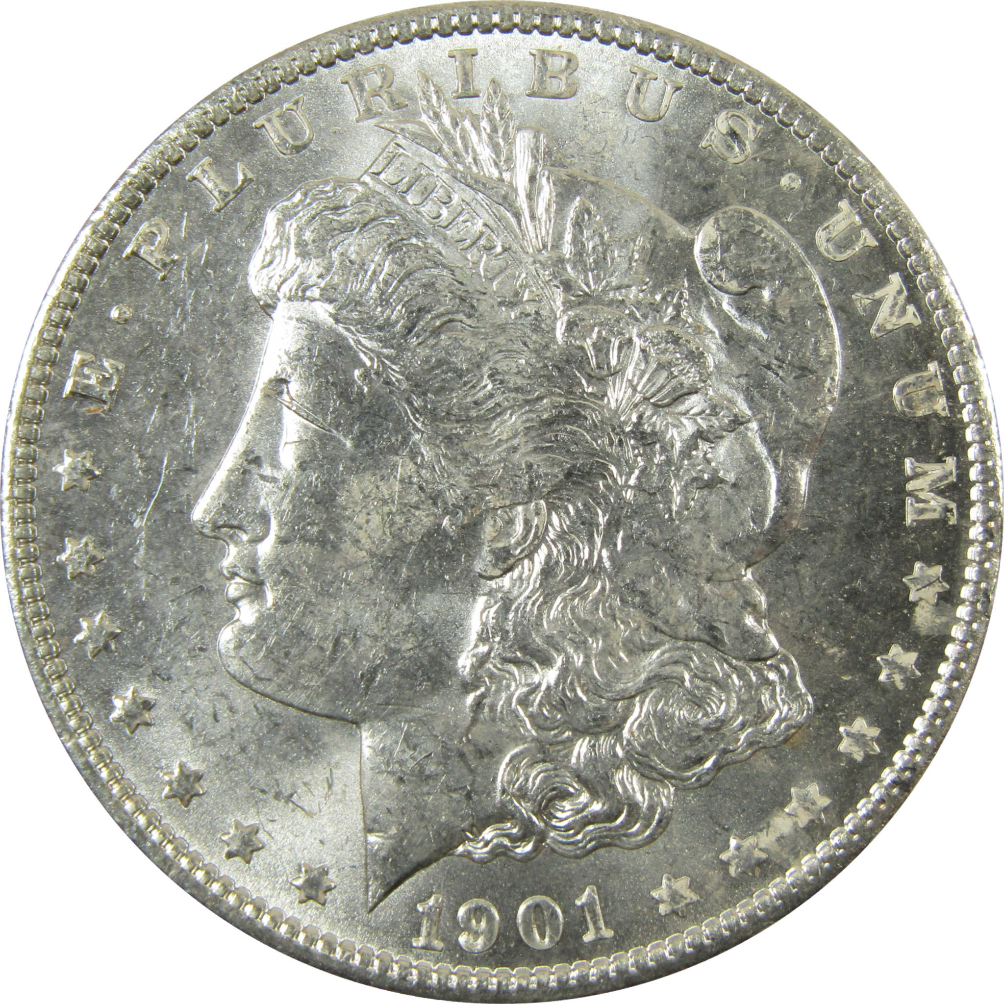 1901 O Morgan Silver Dollar Uncirculated Mint State $1 Coin SKU:I28380