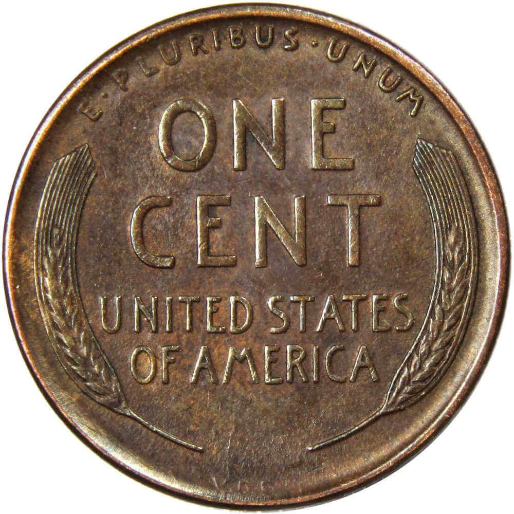 1909 VDB Lincoln Wheat Cent AU About Uncirculated Penny 1c Coin