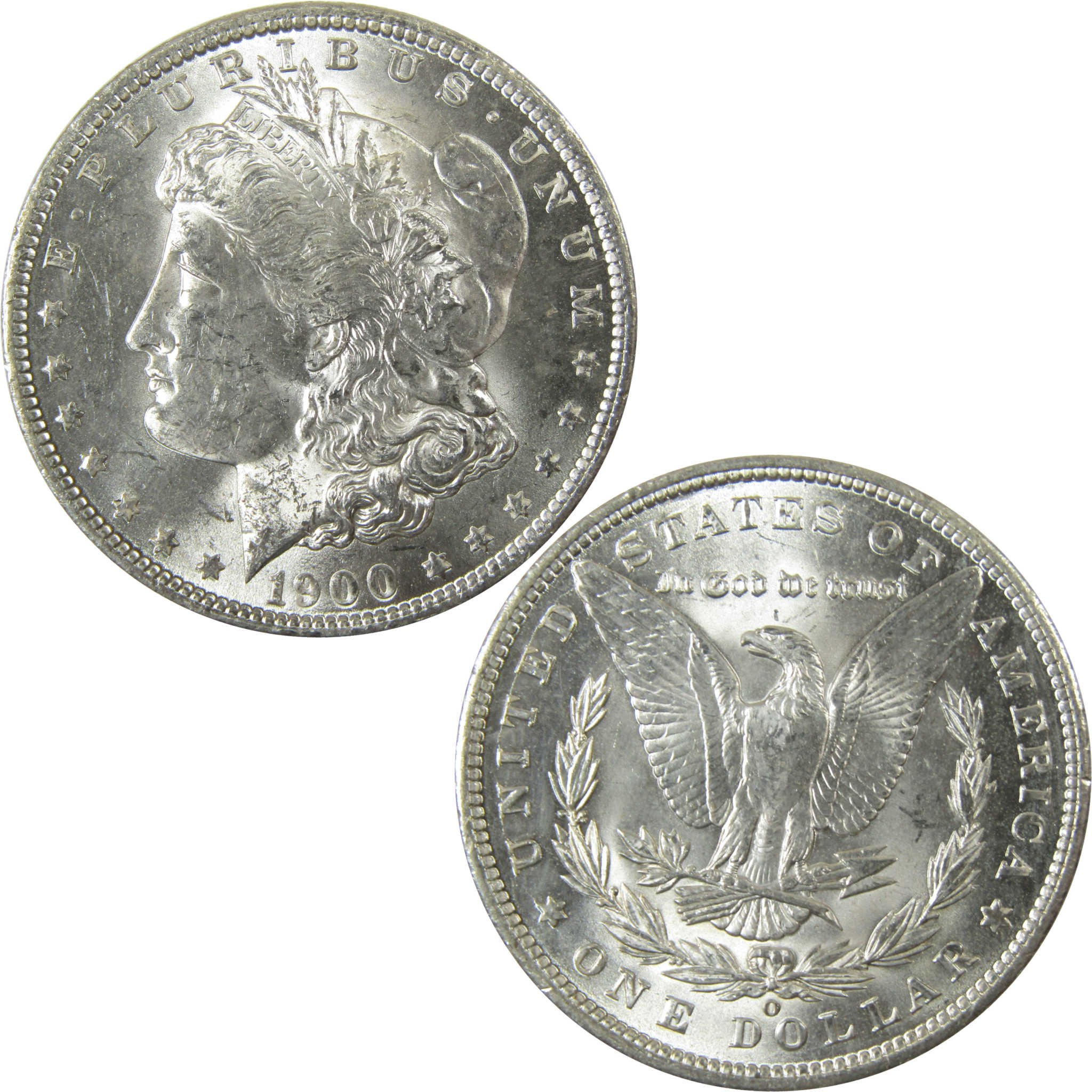1900 O Morgan Silver Dollar Uncirculated Mint State $1 Coin SKU:I27808