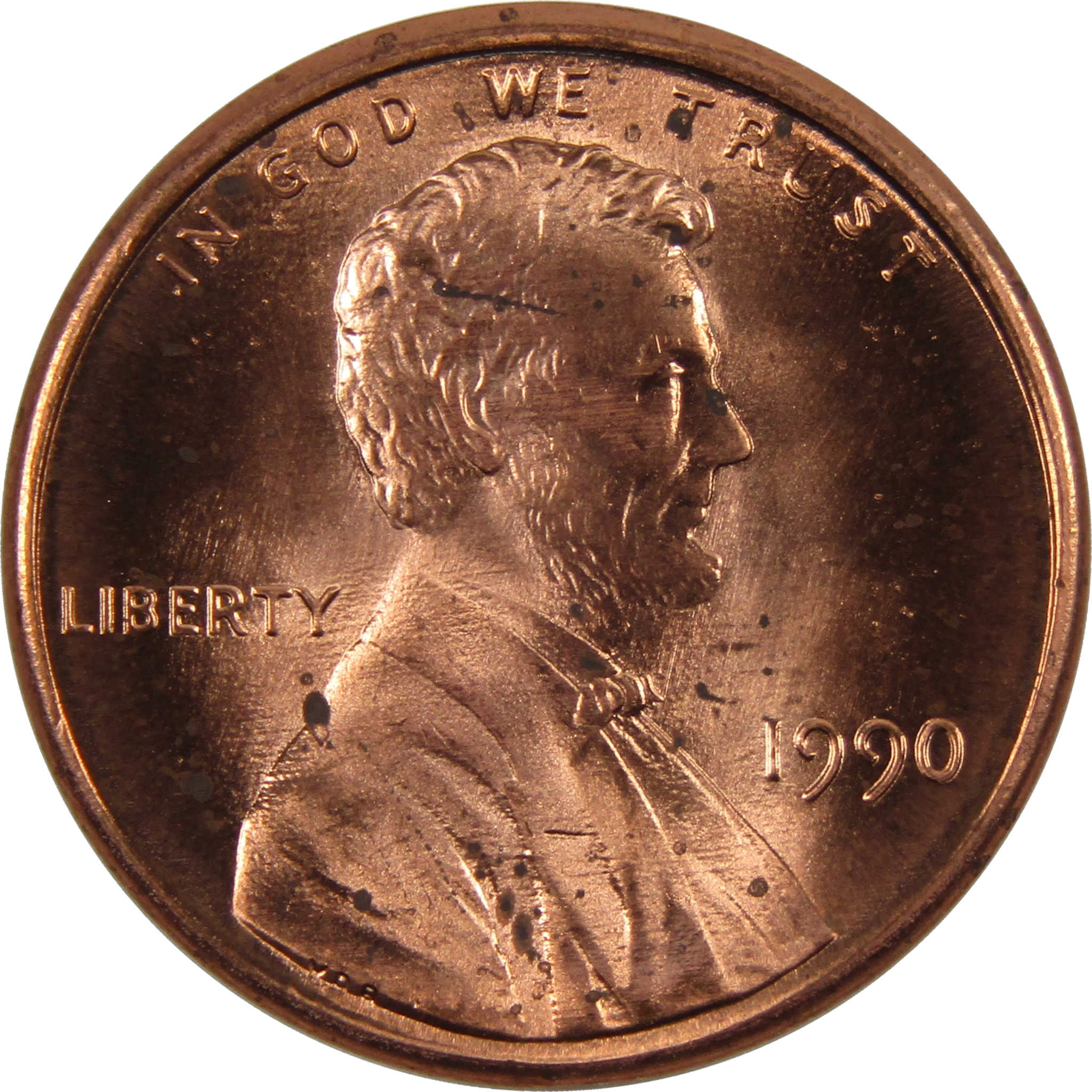 1990 Lincoln Memorial Cent BU Uncirculated Penny 1c Coin