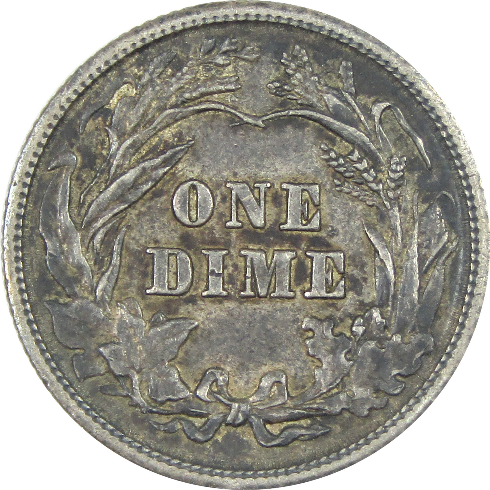 1904 Barber Dime AU About Uncirculated Silver 10c Coin SKU:I15120