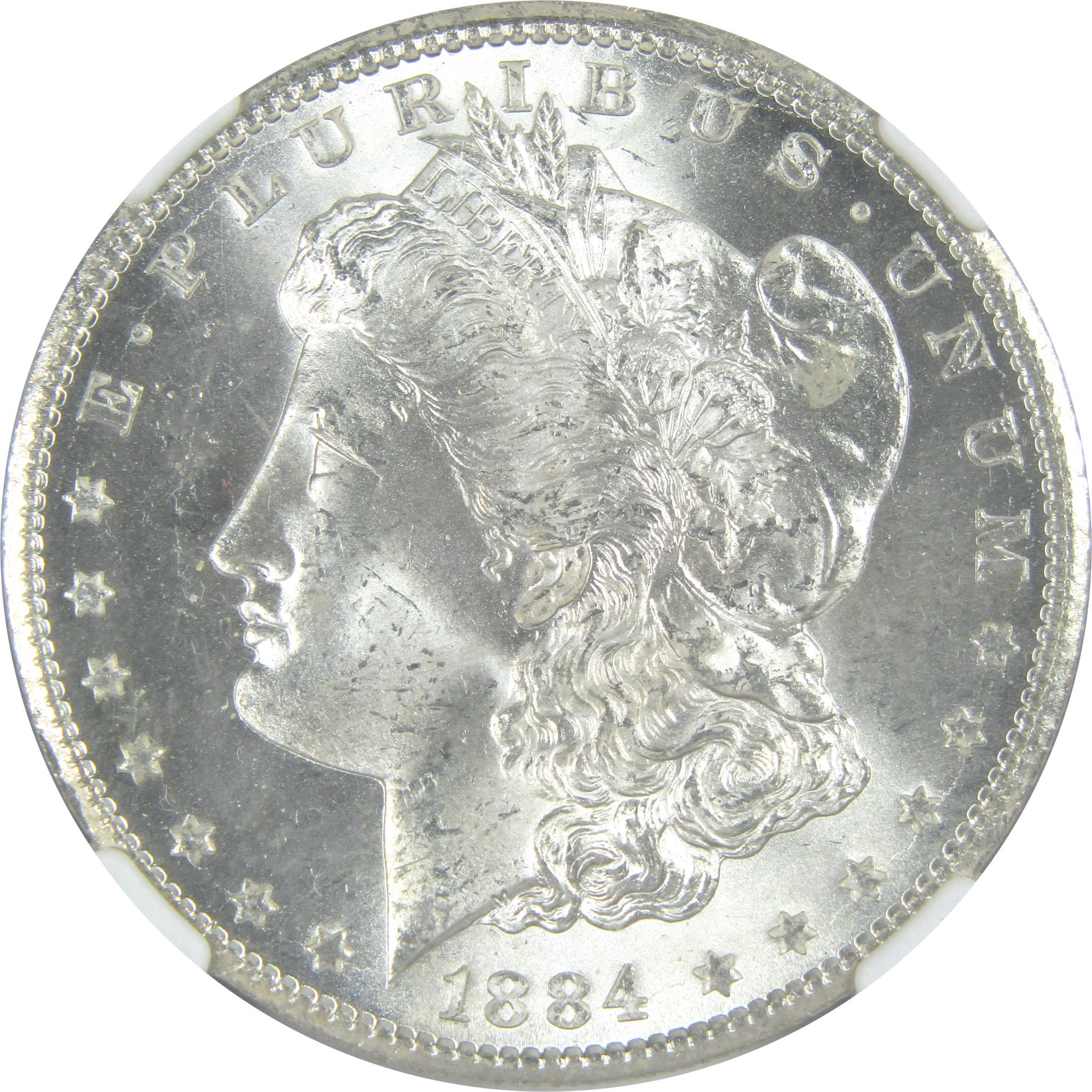 1884 CC Morgan Dollar MS 65 NGC Silver $1 Uncirculated Coin - Morgan coin - Morgan silver dollar - Morgan silver dollar for sale - Profile Coins &amp; Collectibles