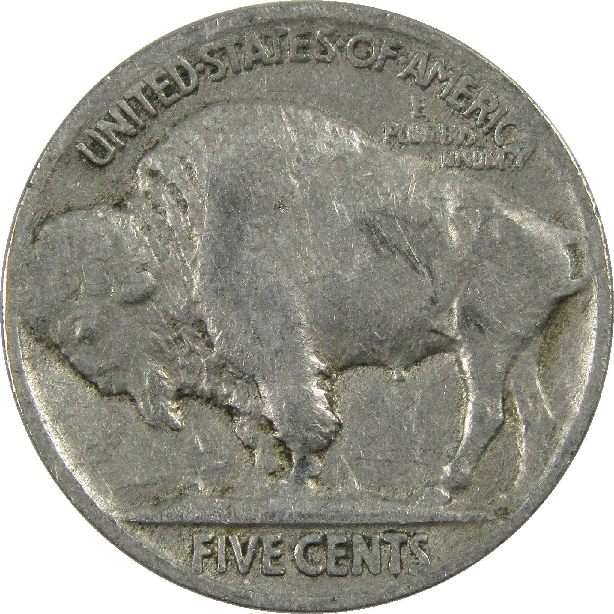 1919 Indian Head Buffalo Nickel F Fine 5c Coin SKU:I12623