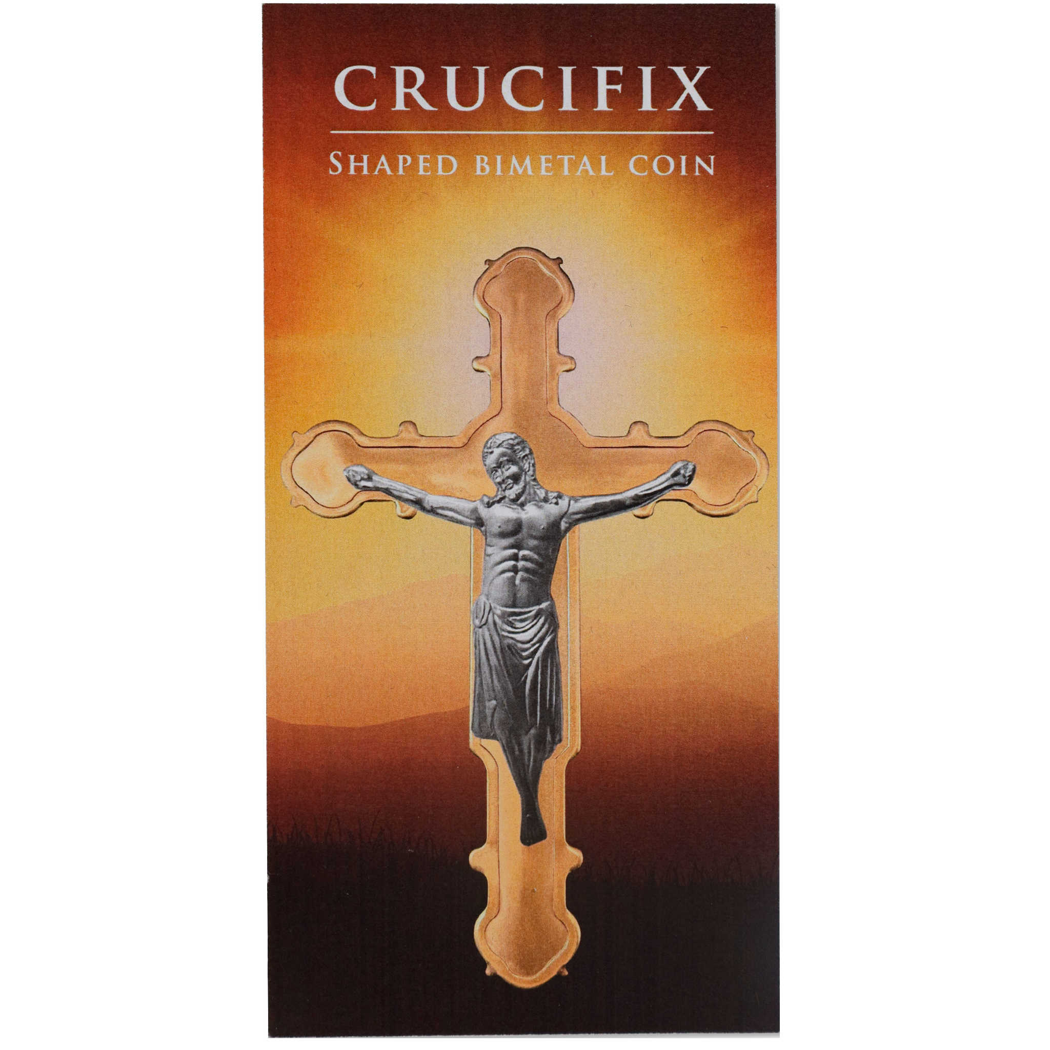 Crucifix of the Church of Mary Cross-Shaped Coin 2023 Cameroon COA