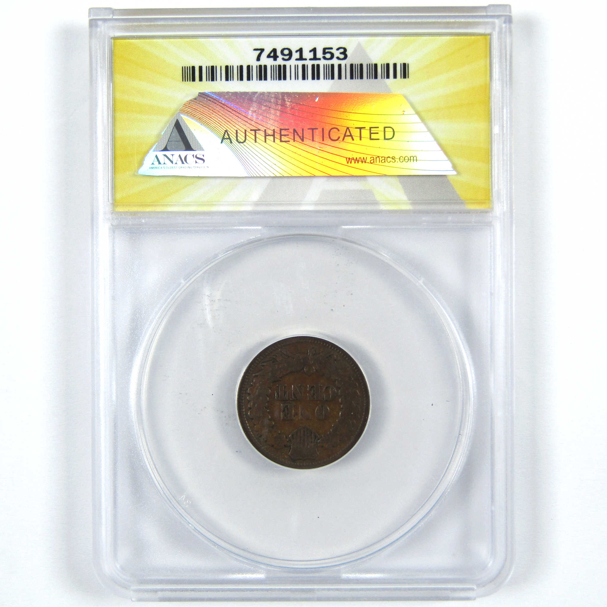 1864 L Indian Head Cent VG 8 ANACS Penny 1c Coin SKU:I14419