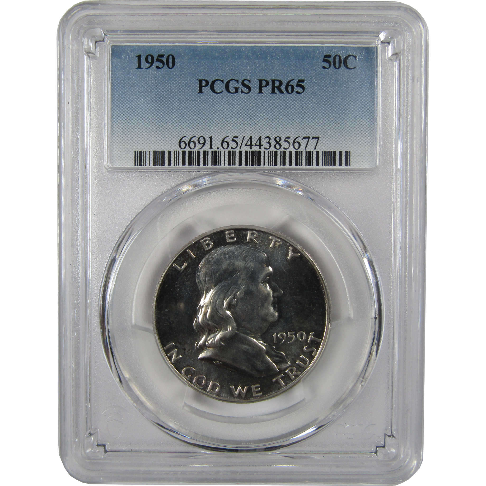 1950 Franklin Half Dollar PR 65 PCGS Silver Proof 50c Coin SKU:I23918