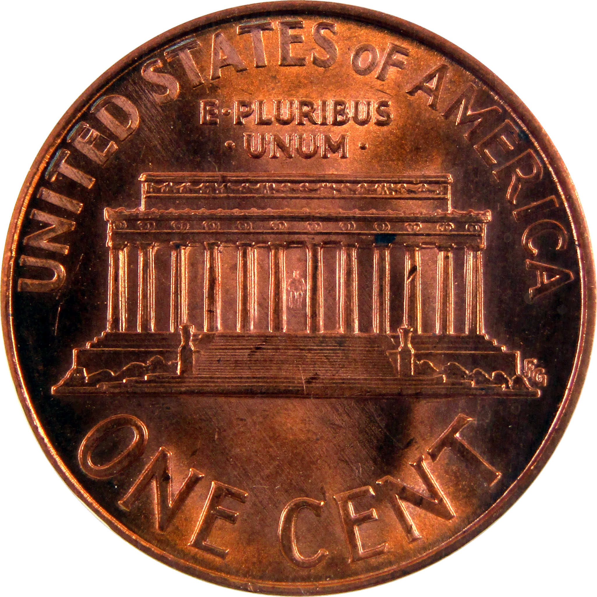 1998 Type 2 Lincoln Memorial Cent MS 62 RD ANACS 1c Unc SKU:CPC5535