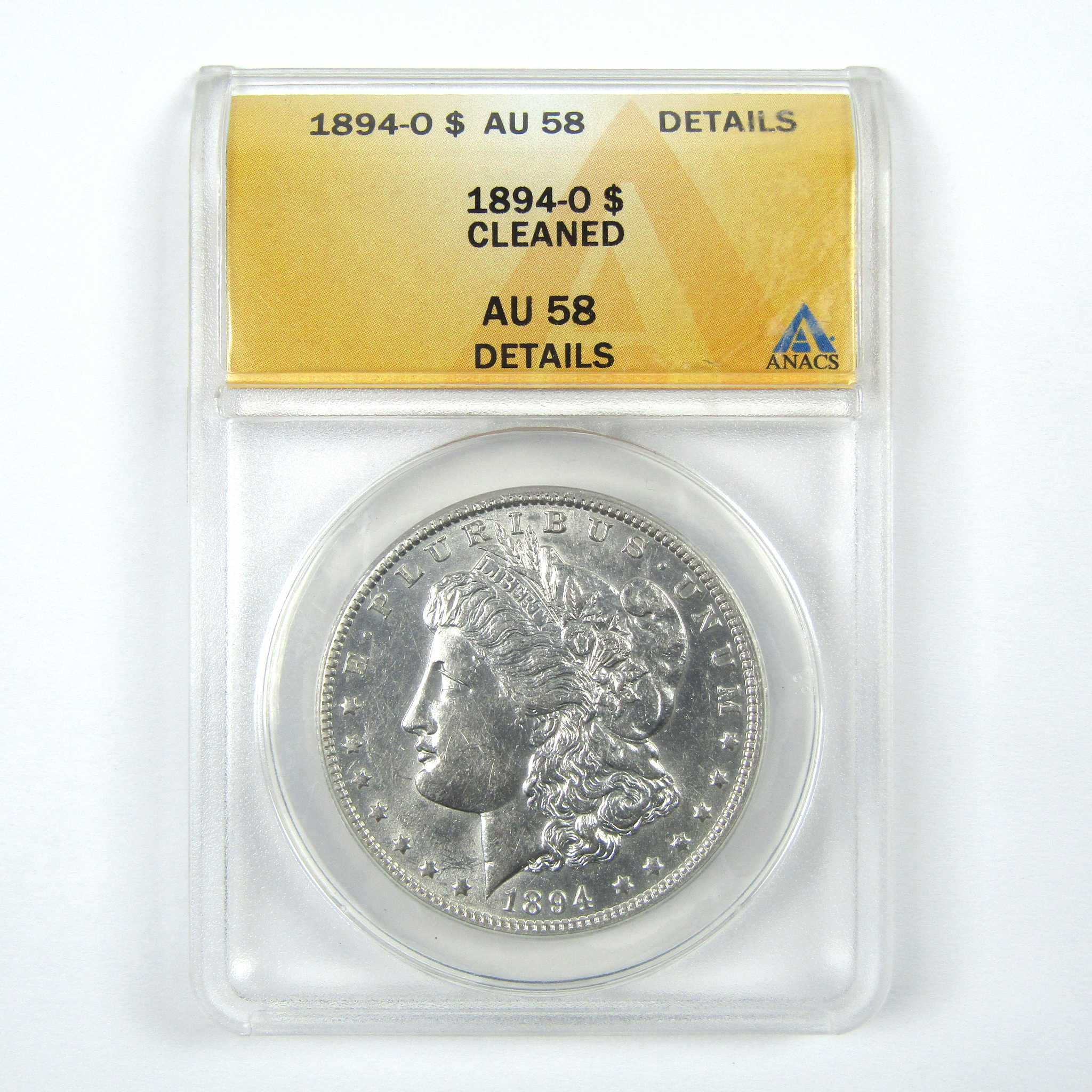 1894 O Morgan Dollar AU 58 Details ANACS Silver $1 Coin SKU:I14927 - Morgan coin - Morgan silver dollar - Morgan silver dollar for sale - Profile Coins &amp; Collectibles