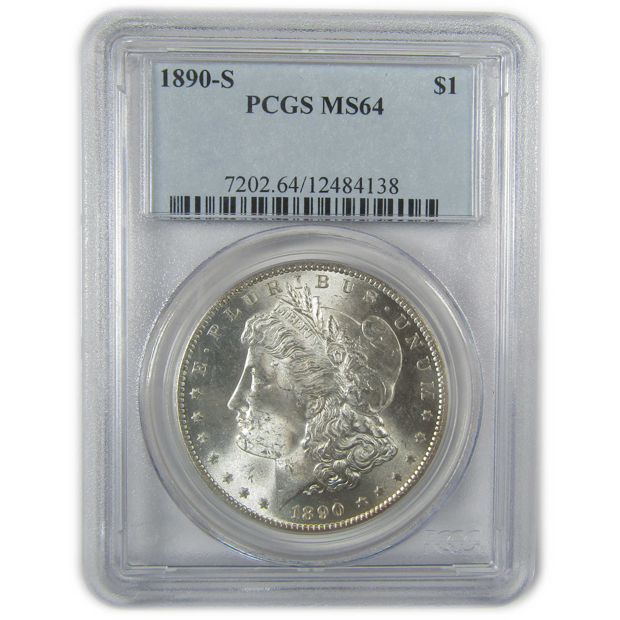 1890 S Morgan Dollar MS 64 PCGS Silver Uncirculated $1 Coin SKU:I19884 - Morgan coin - Morgan silver dollar - Morgan silver dollar for sale - Profile Coins &amp; Collectibles