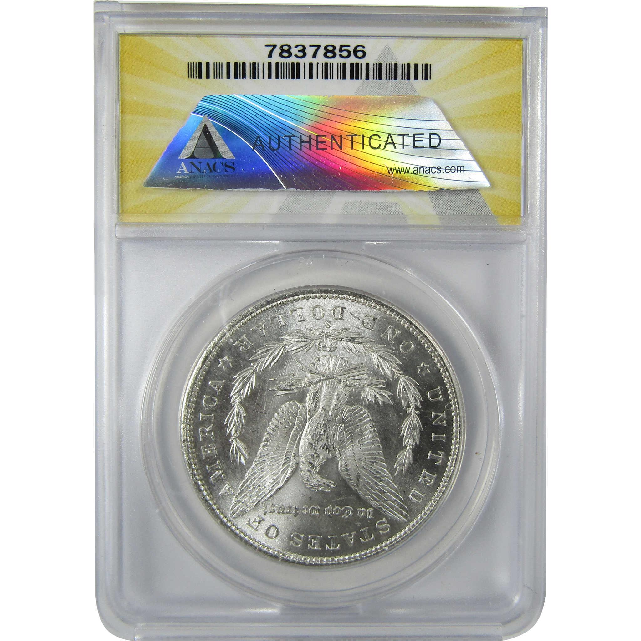 1879 S Rev 79 Morgan Silver Dollar MS 63 ANACS Uncirculated SKU:CP614 - Morgan coin - Morgan silver dollar - Morgan silver dollar for sale - Profile Coins &amp; Collectibles