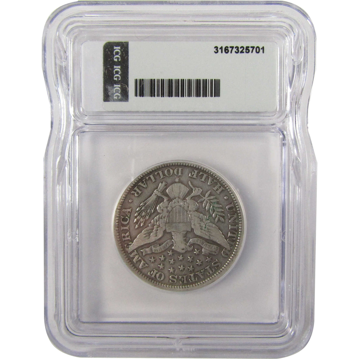 1895 S Barber Silver Half Dollar VF 20 Details ICG 50c Coin SKU:I29191