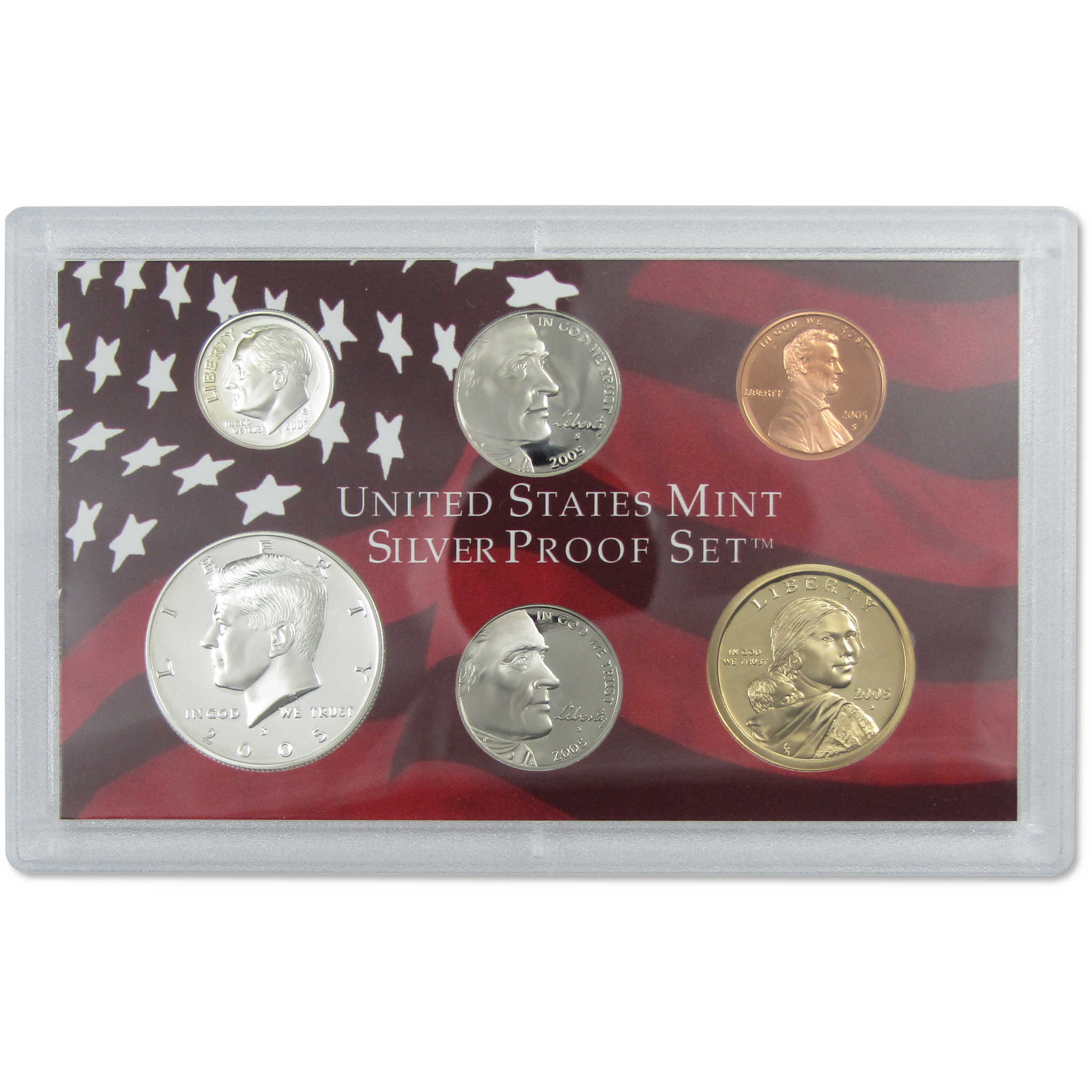 2005 Silver Proof Set U.S. Mint Original Government Packaging OGP COA