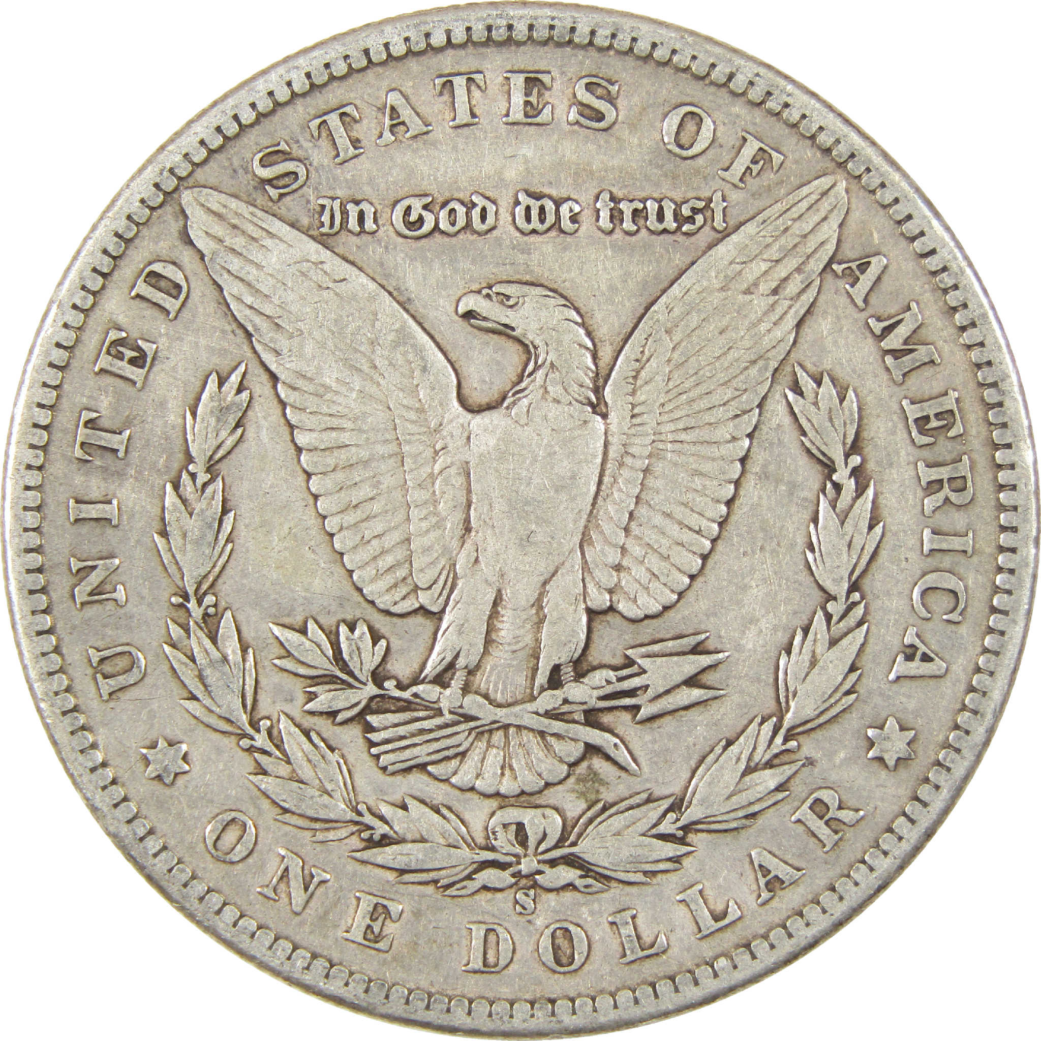 1897 S Morgan Dollar VF Very Fine Silver $1 Coin SKU:I11261 - Morgan coin - Morgan silver dollar - Morgan silver dollar for sale - Profile Coins &amp; Collectibles