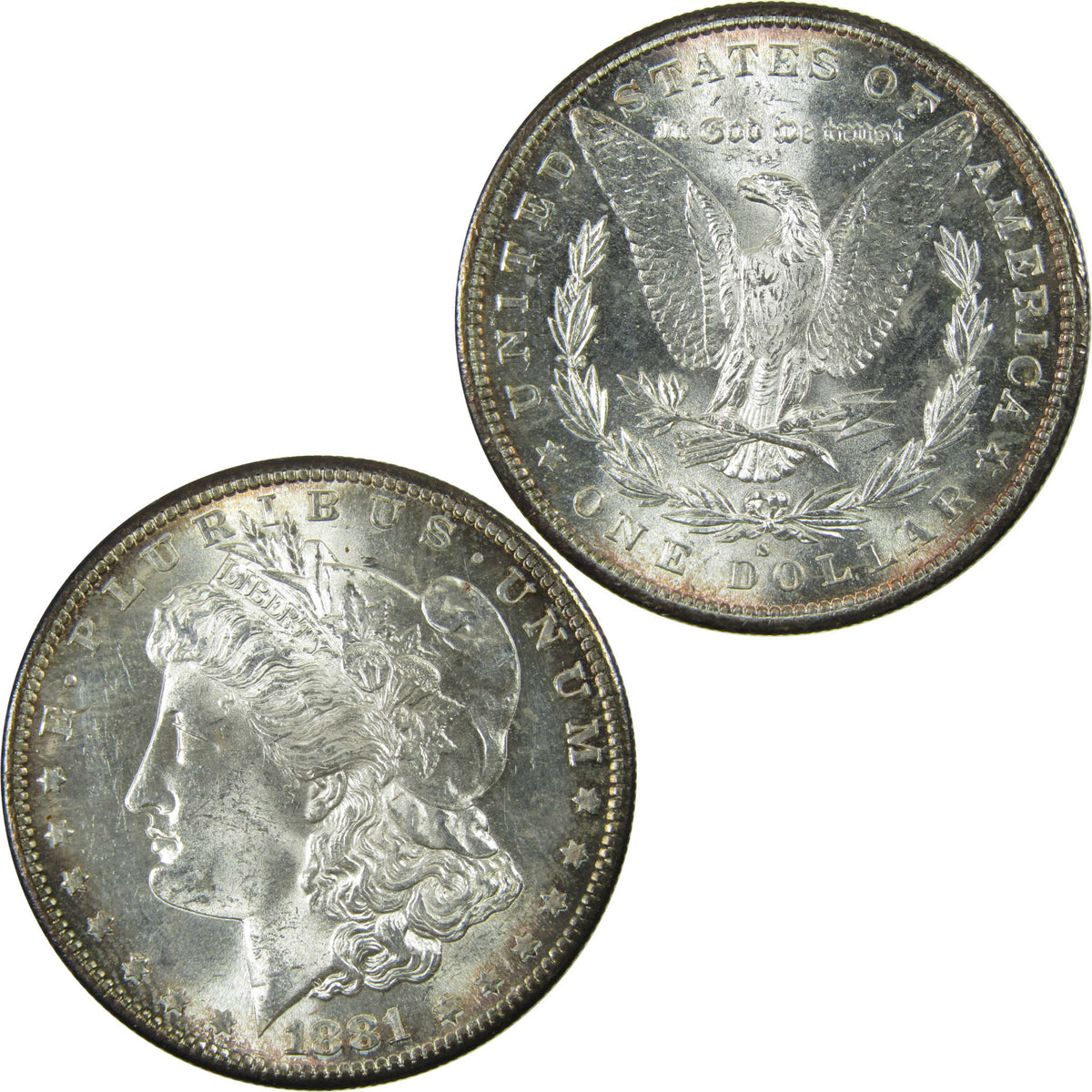 1881 S Morgan Silver Dollar Uncirculated Mint State $1 Coin SKU:CP1760