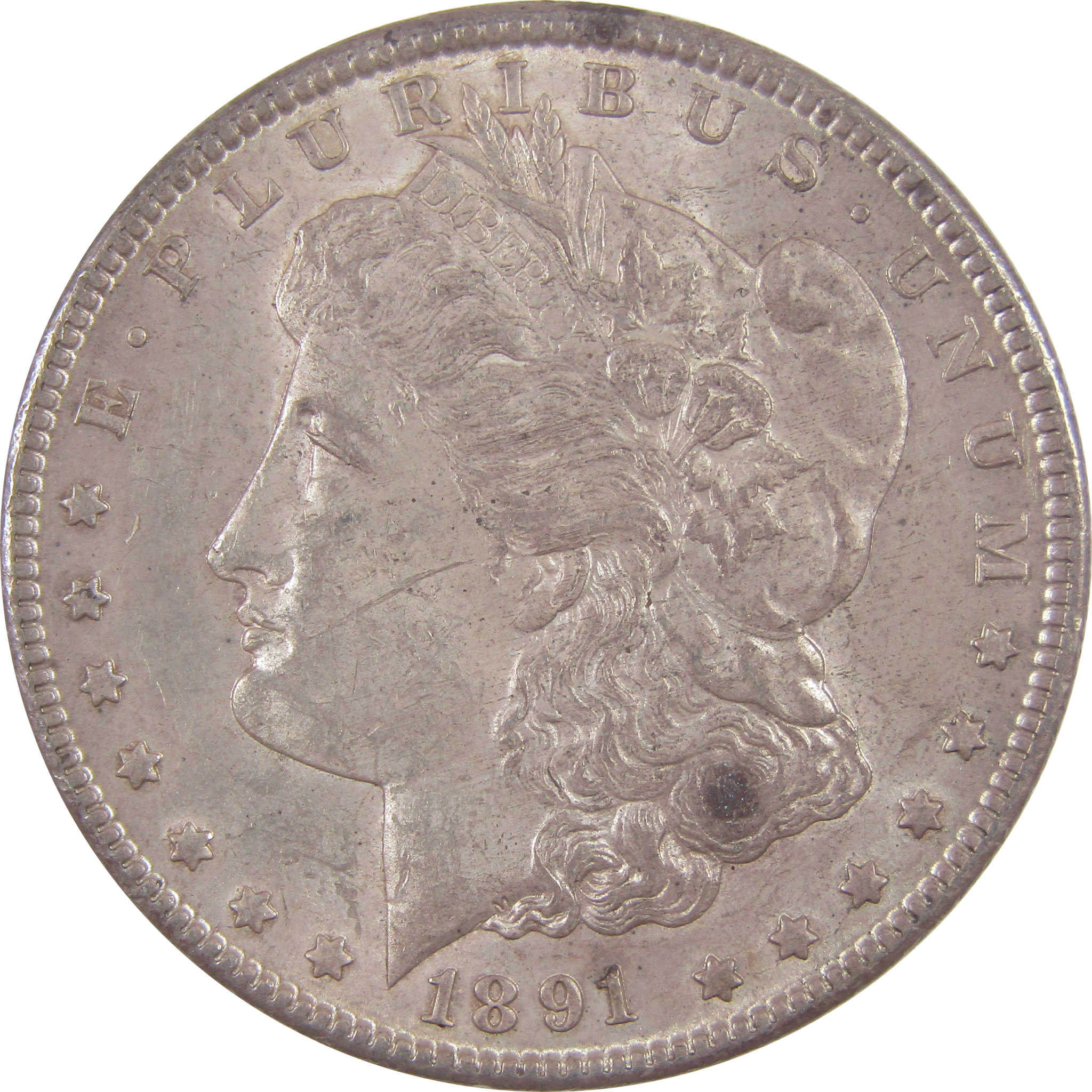 1891 CC Morgan Dollar Borderline Uncirculated Silver SKU:I17979 - Morgan coin - Morgan silver dollar - Morgan silver dollar for sale - Profile Coins &amp; Collectibles