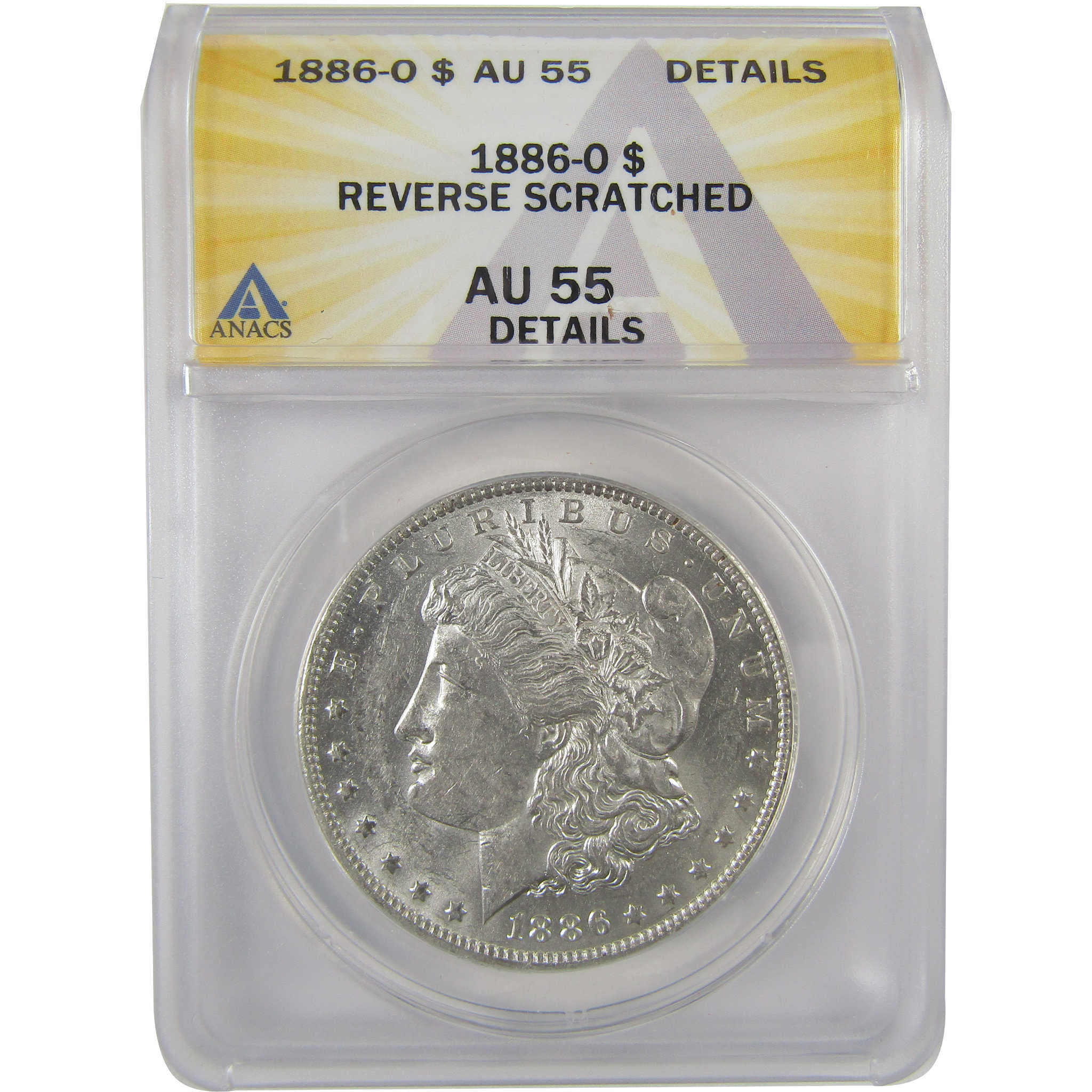 1886 O Morgan Dollar AU 55 Details ANACS Silver $1 Coin SKU:I19329 - Morgan coin - Morgan silver dollar - Morgan silver dollar for sale - Profile Coins &amp; Collectibles