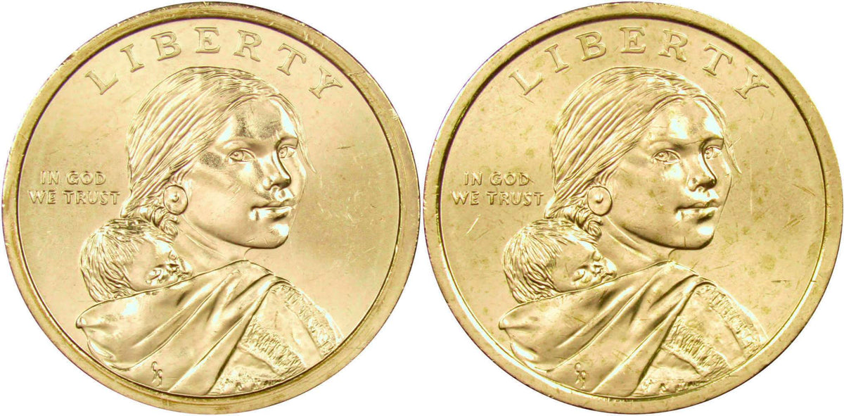 2012 P&D Native American Dollar 2 Coin Set Uncirculated Mint State