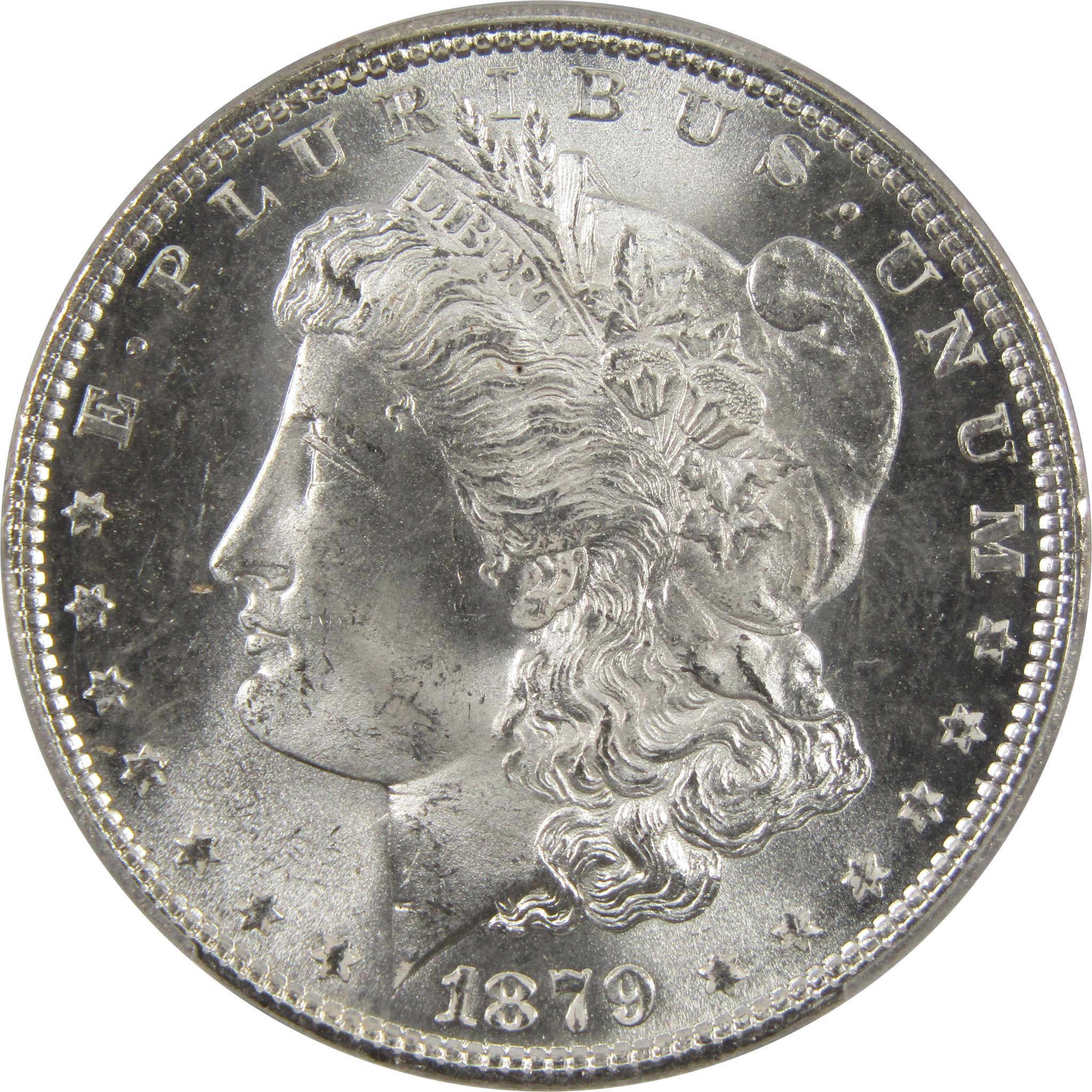 1879 Morgan Dollar MS 65 PCGS Silver $1 Uncirculated Coin SKU:I11729 - Morgan coin - Morgan silver dollar - Morgan silver dollar for sale - Profile Coins &amp; Collectibles