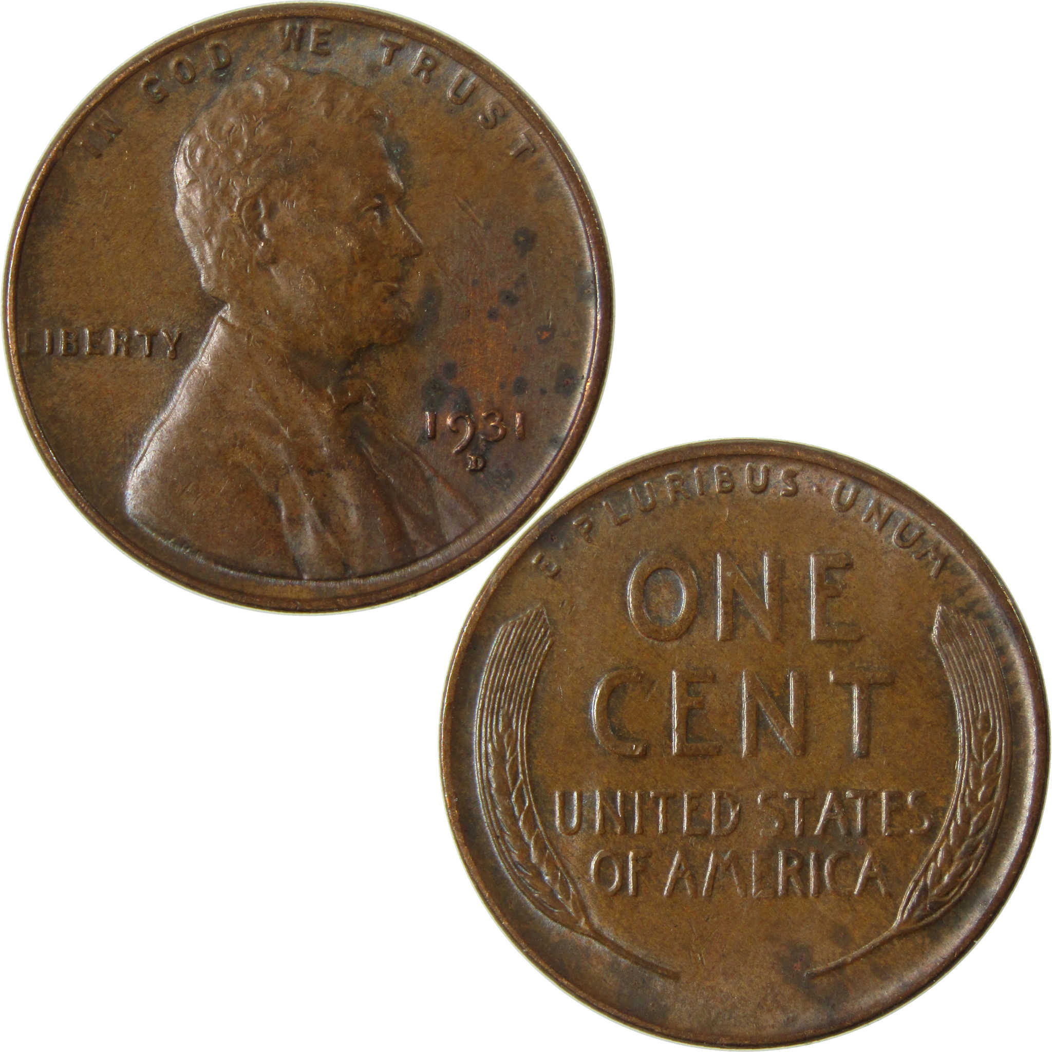 1931 D Lincoln Wheat Cent AU About Uncirculated Details SKU:I26875