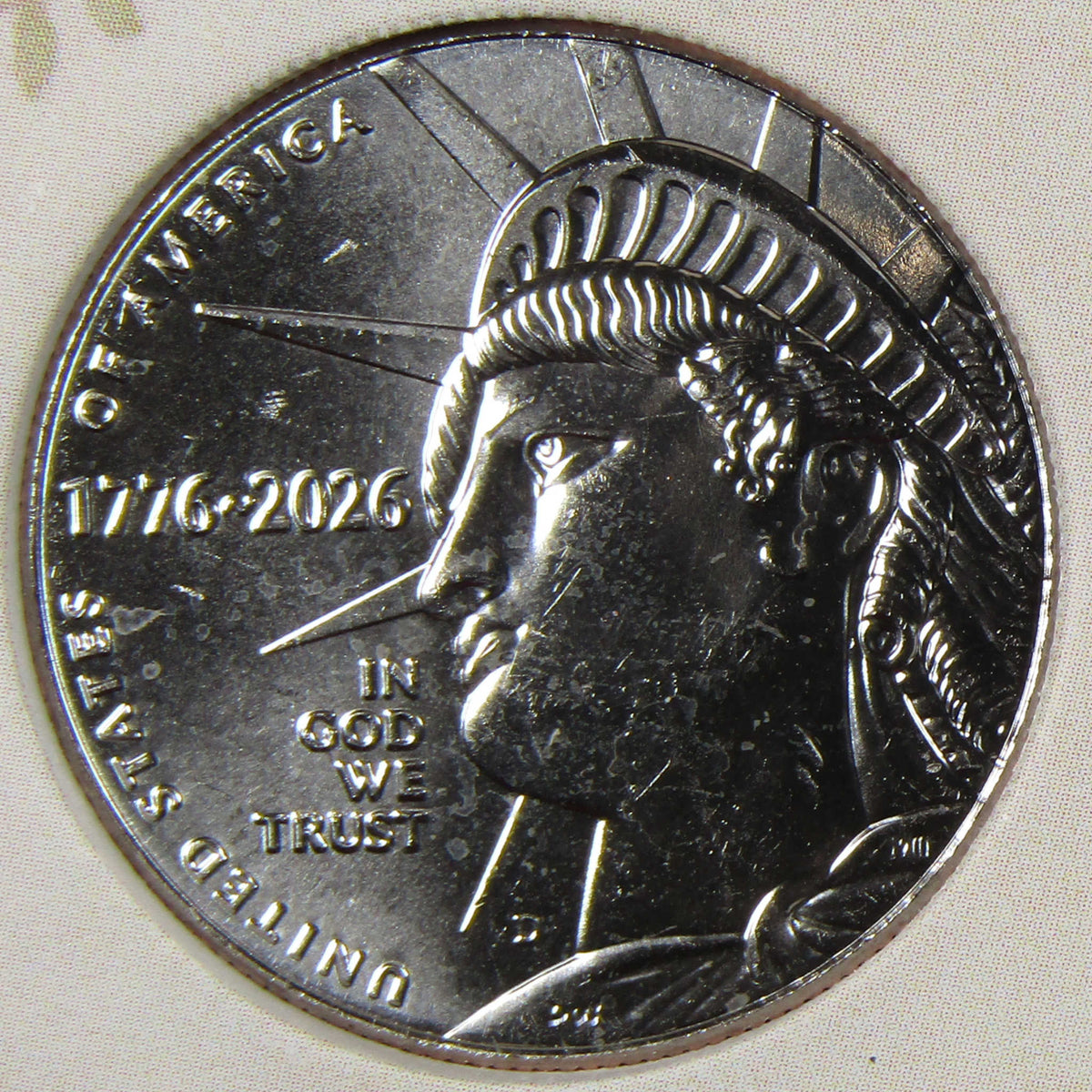 2026 Enduring Liberty Semiquincentennial 50c with Hello Baby Holder