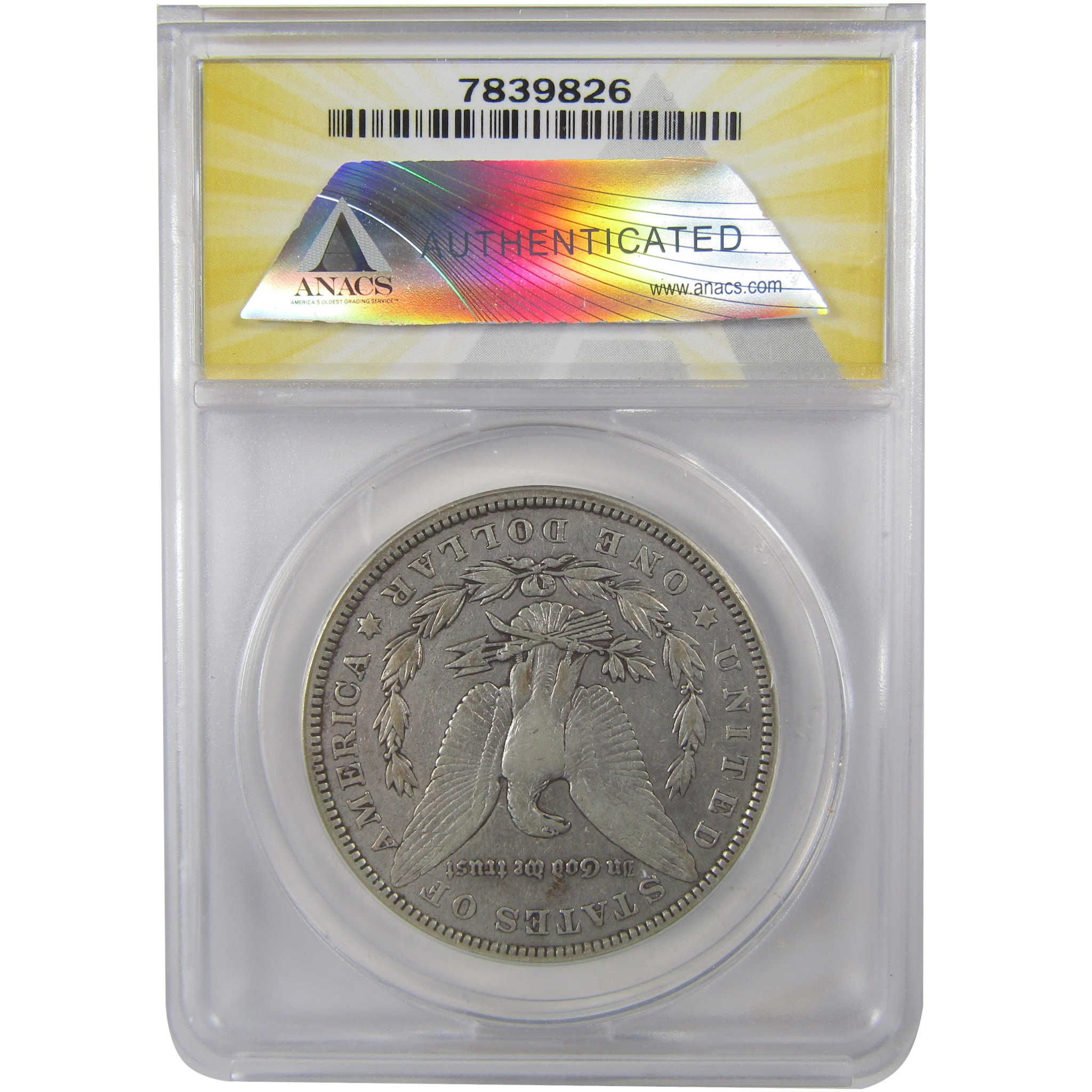 1901 Morgan Silver Dollar VF 30 ANACS $1 Coin Collectible SKU:I25658