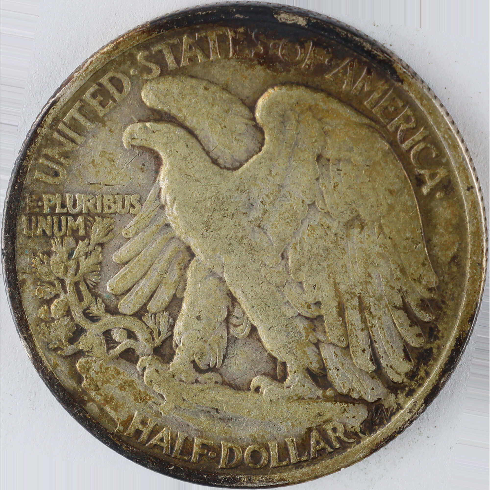 1917 Liberty Walking Half Dollar F Fine Silver 50c Coin SKU:I12032