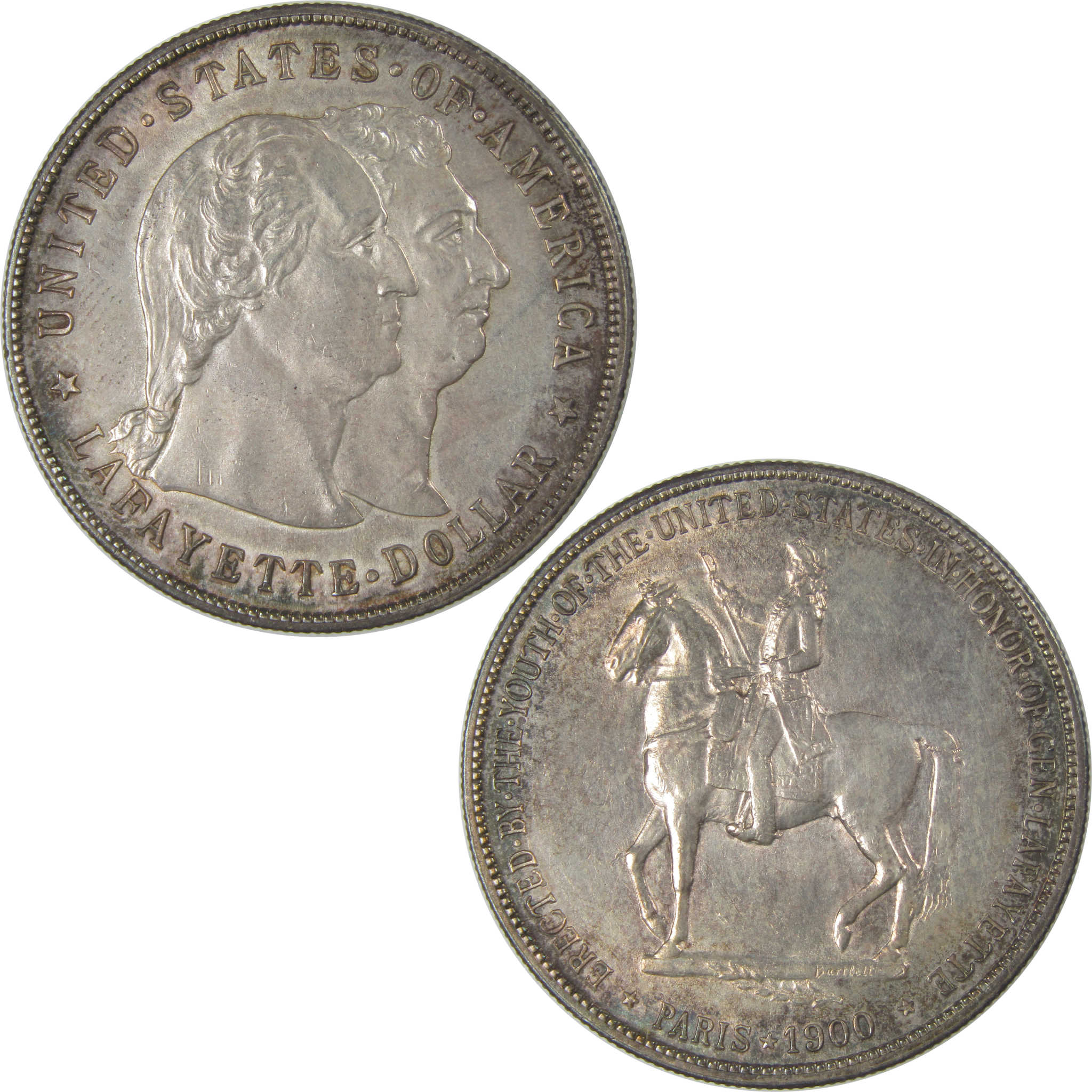 Lafayette Commemorative Dollar 1900 Borderline Uncirculated SKU:I22786