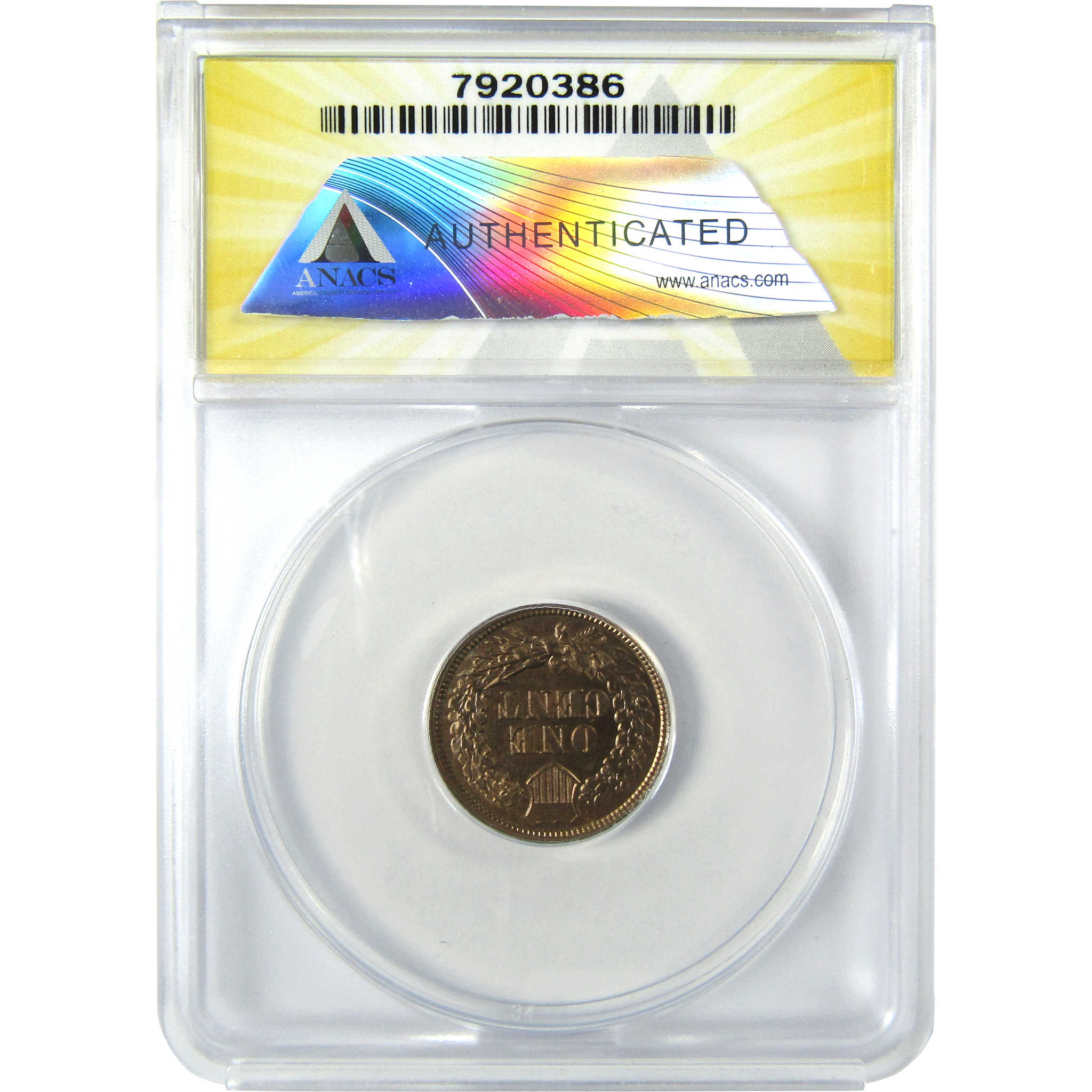 1860 Indian Head Cent MS 60 Details ANACS Penny Uncirculated SKU:CP199