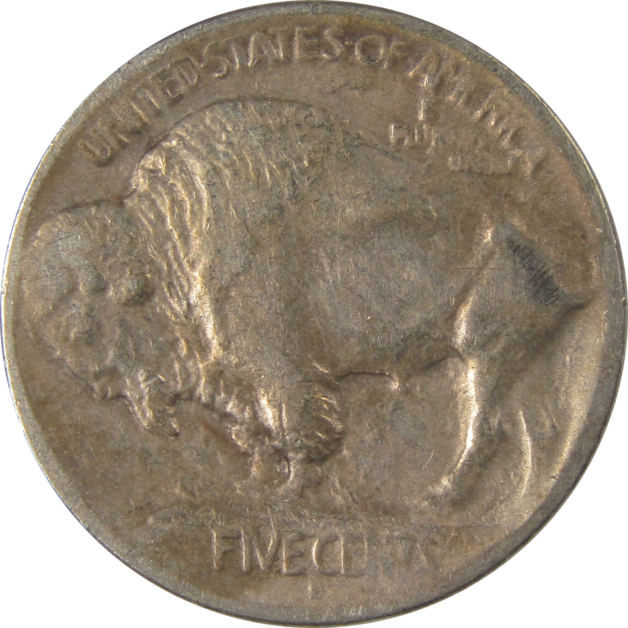 1913 S Type 1 Indian Head Buffalo Nickel F Fine Details SKU:I22925