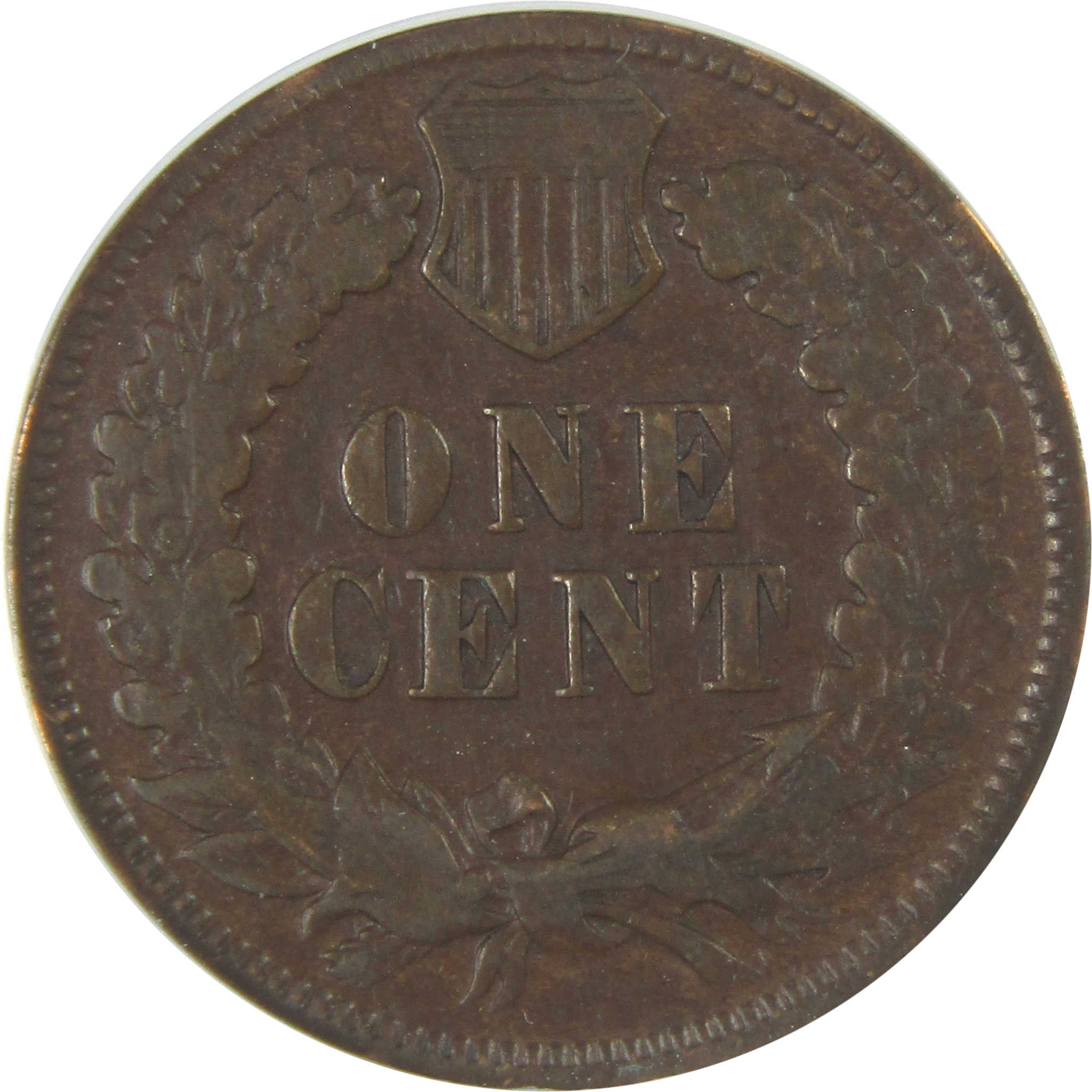 1874 Indian Head Cent VF 25 Details ANACS Penny 1c Coin SKU:I16079