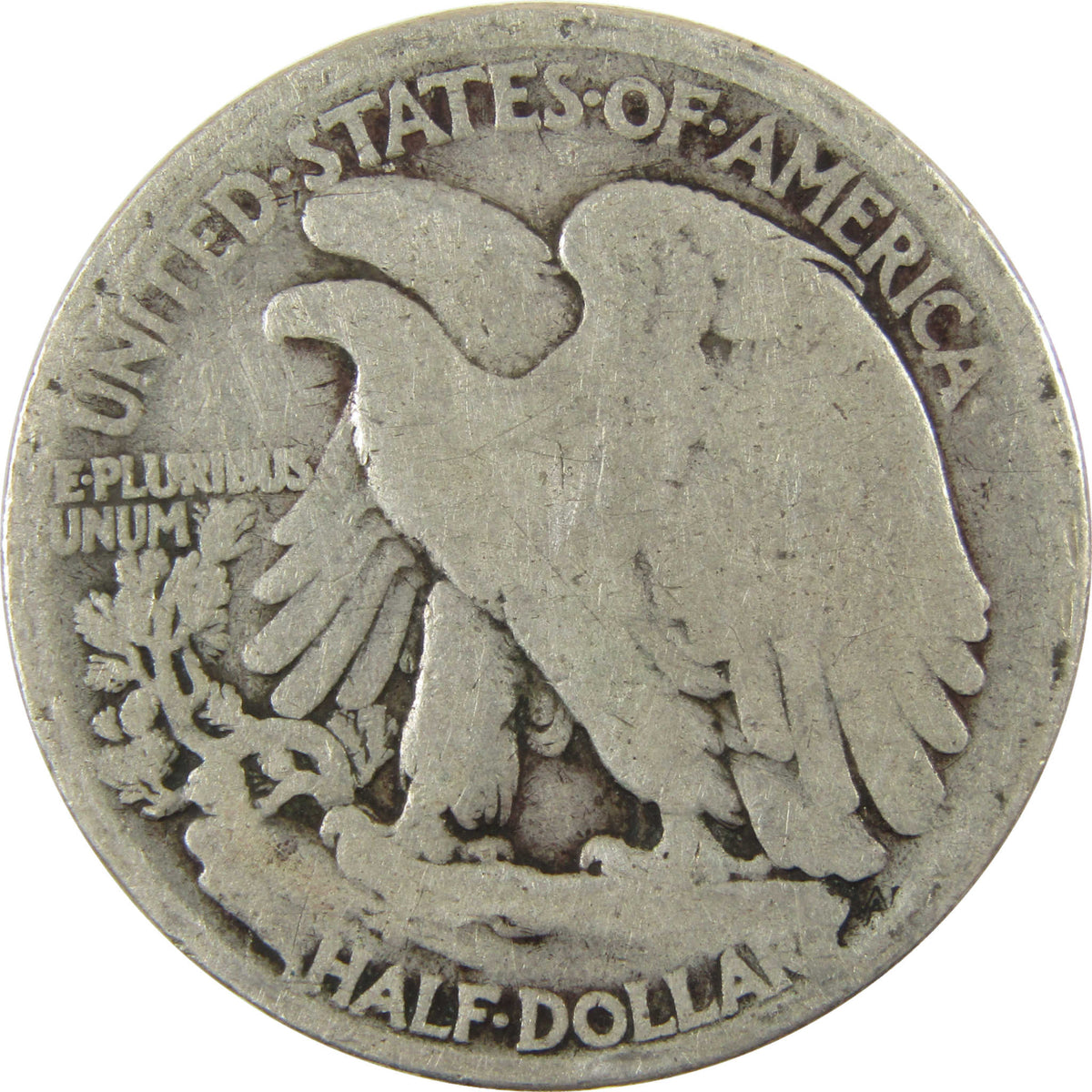 1917 D Obverse Liberty Walking Silver Half Dollar G Good SKU:I29032