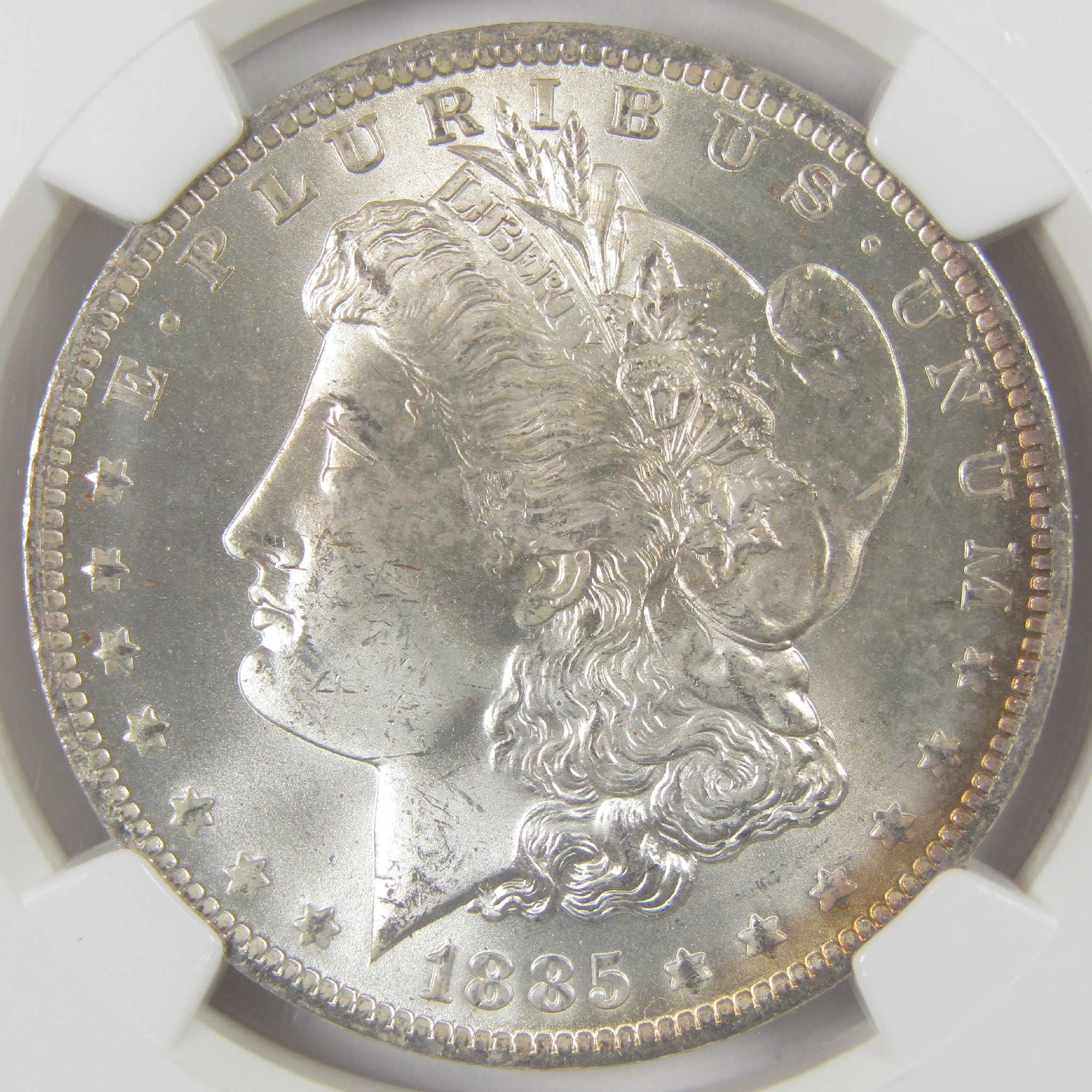 1885 O Morgan Silver Dollar MS 65 NGC Uncirculated $1 Coin Collectible - Morgan coin - Morgan silver dollar - Morgan silver dollar for sale - Profile Coins &amp; Collectibles