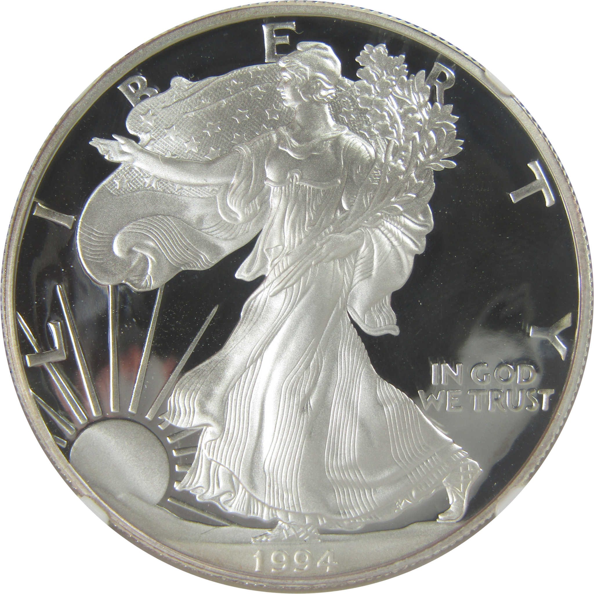 1994 P American Silver Eagle PF 69 UCAM NGC Proof $1 SKU:CPC9476