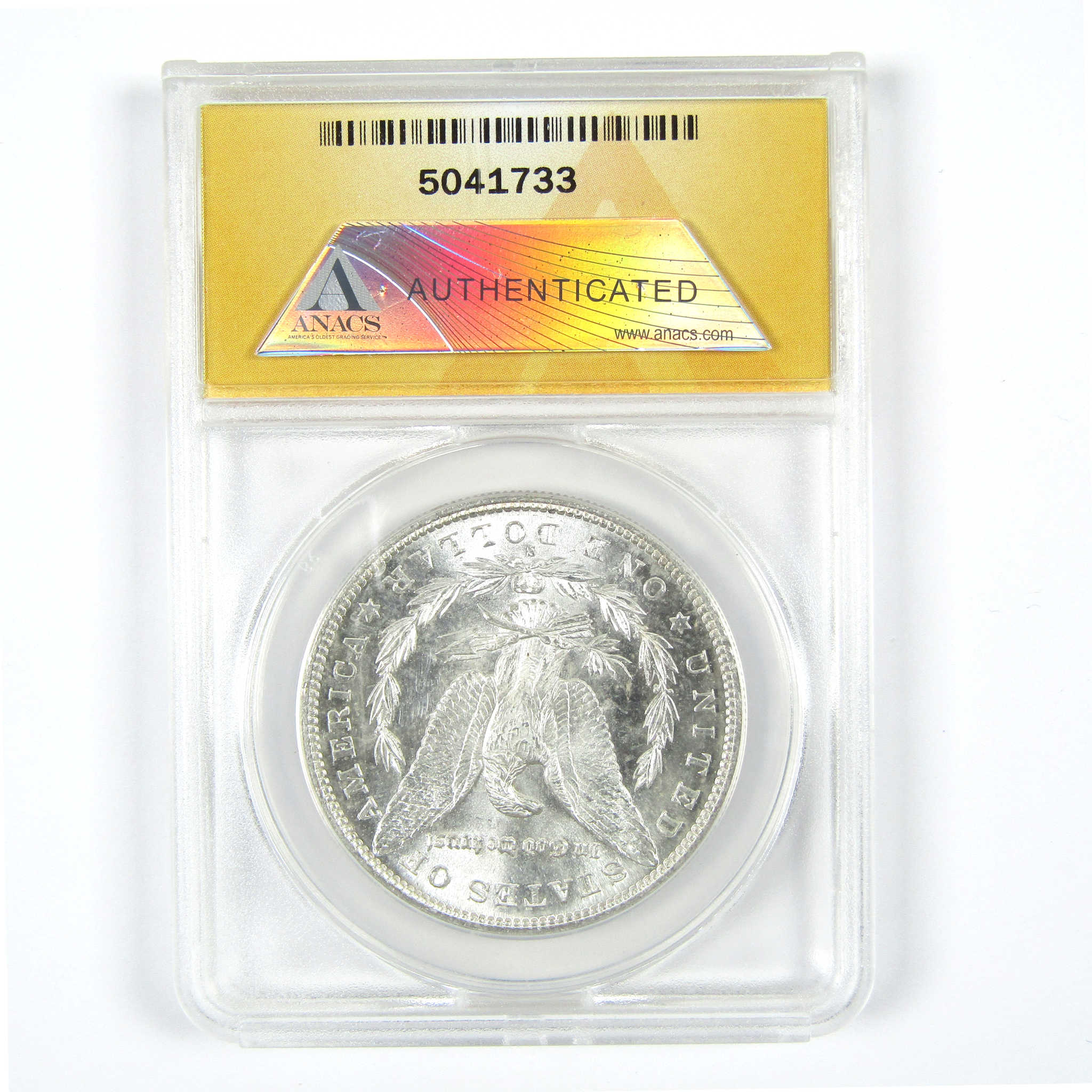 1880 S Morgan Dollar MS 62 ANACS Silver $1 Uncirculated SKU:I15040 - Morgan coin - Morgan silver dollar - Morgan silver dollar for sale - Profile Coins &amp; Collectibles