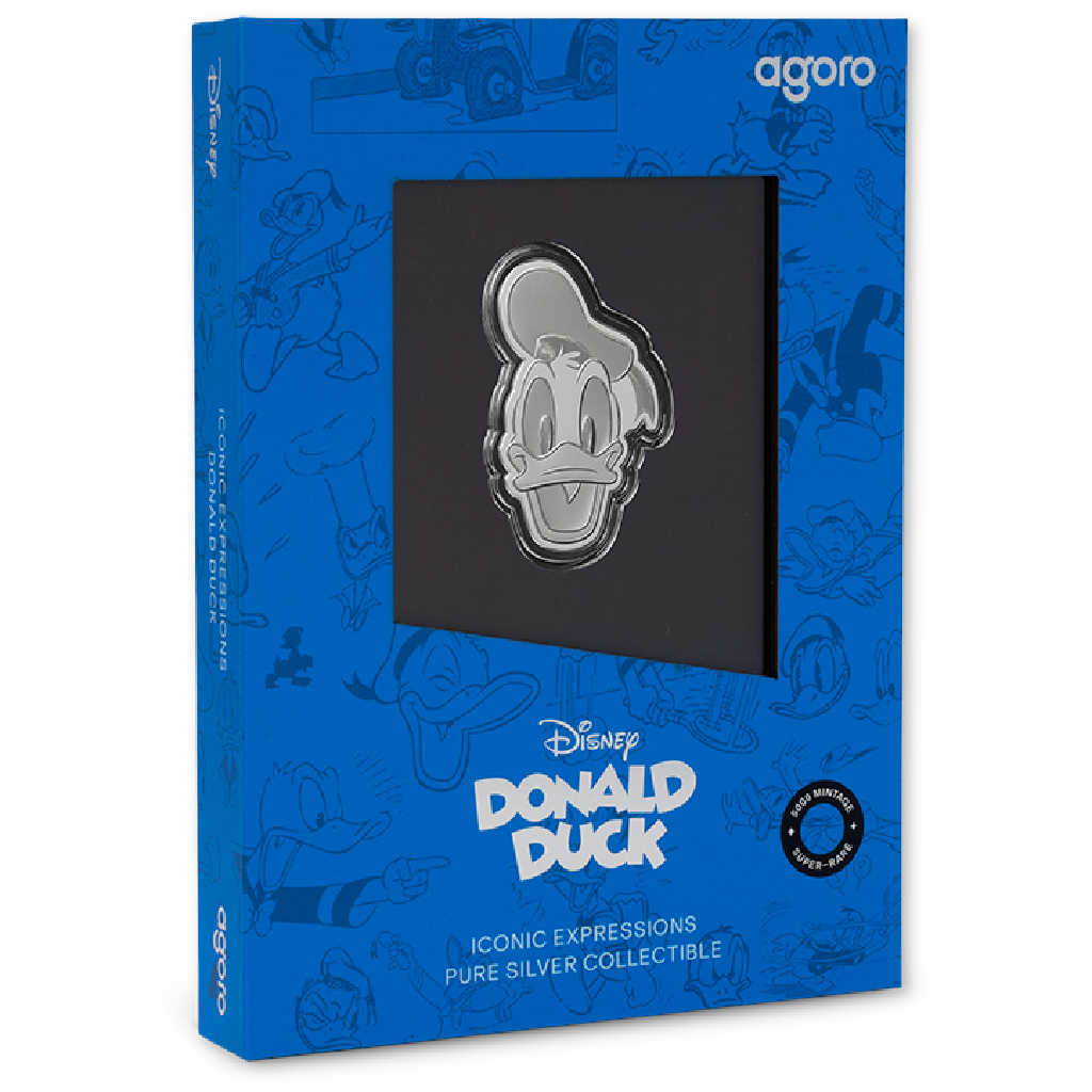 2026 Niue $1 1/2 oz Silver Iconic Expressions Donald Duck Proof COA