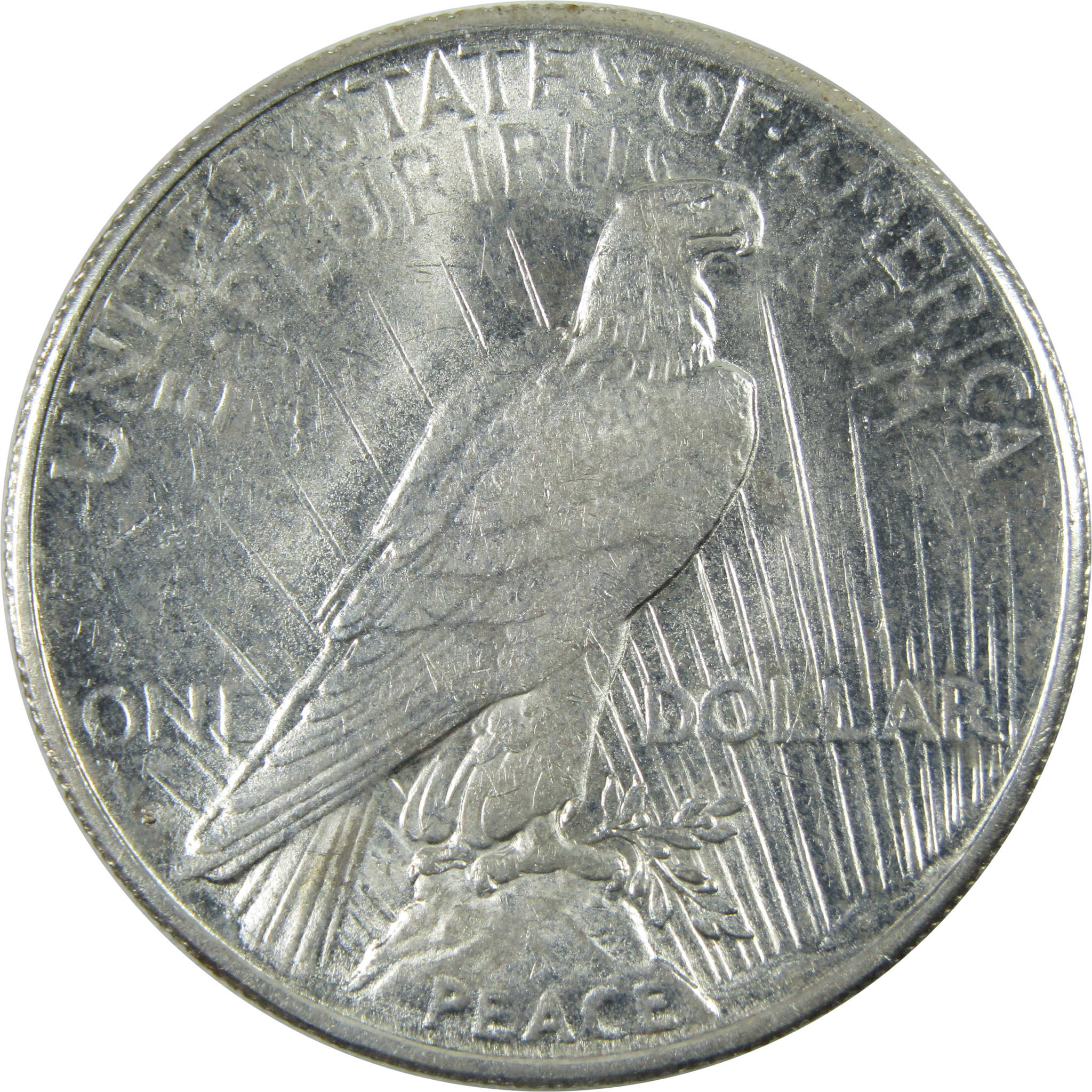 1925 S Peace Dollar AU About Uncirculated Silver $1 Coin SKU:I14690