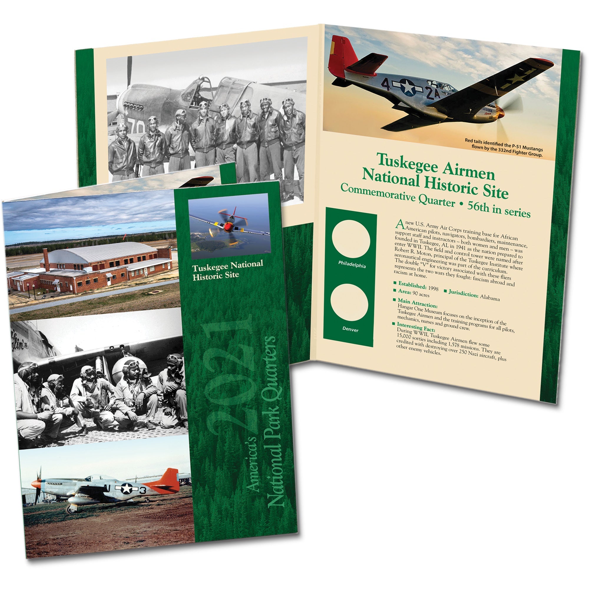 2021 America's National Park Quarter Series Colorful Folder Littleton