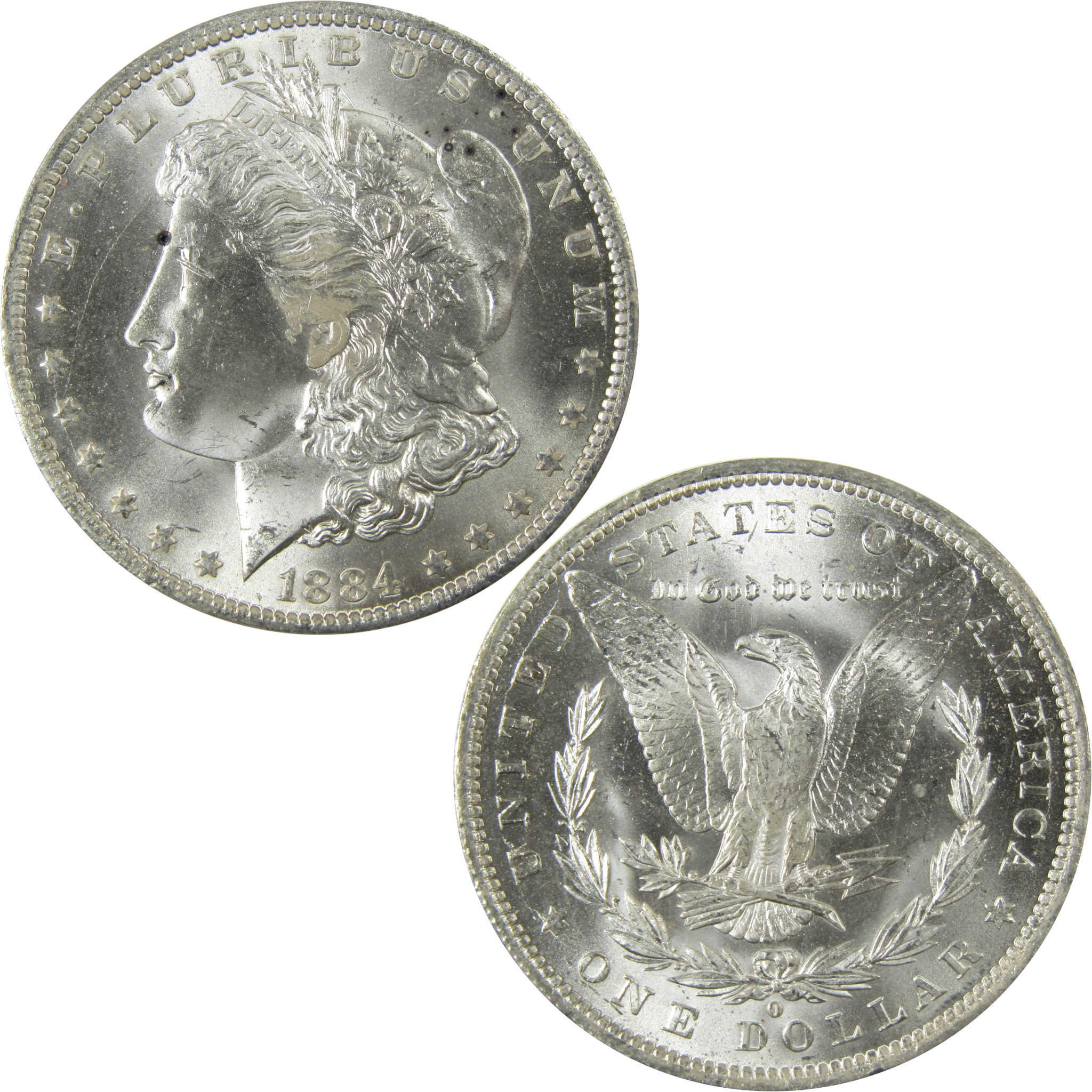 1884 O Morgan Silver Dollar Uncirculated Mint State $1 Coin SKU:I24517 - Morgan coin - Morgan silver dollar - Morgan silver dollar for sale - Profile Coins &amp; Collectibles